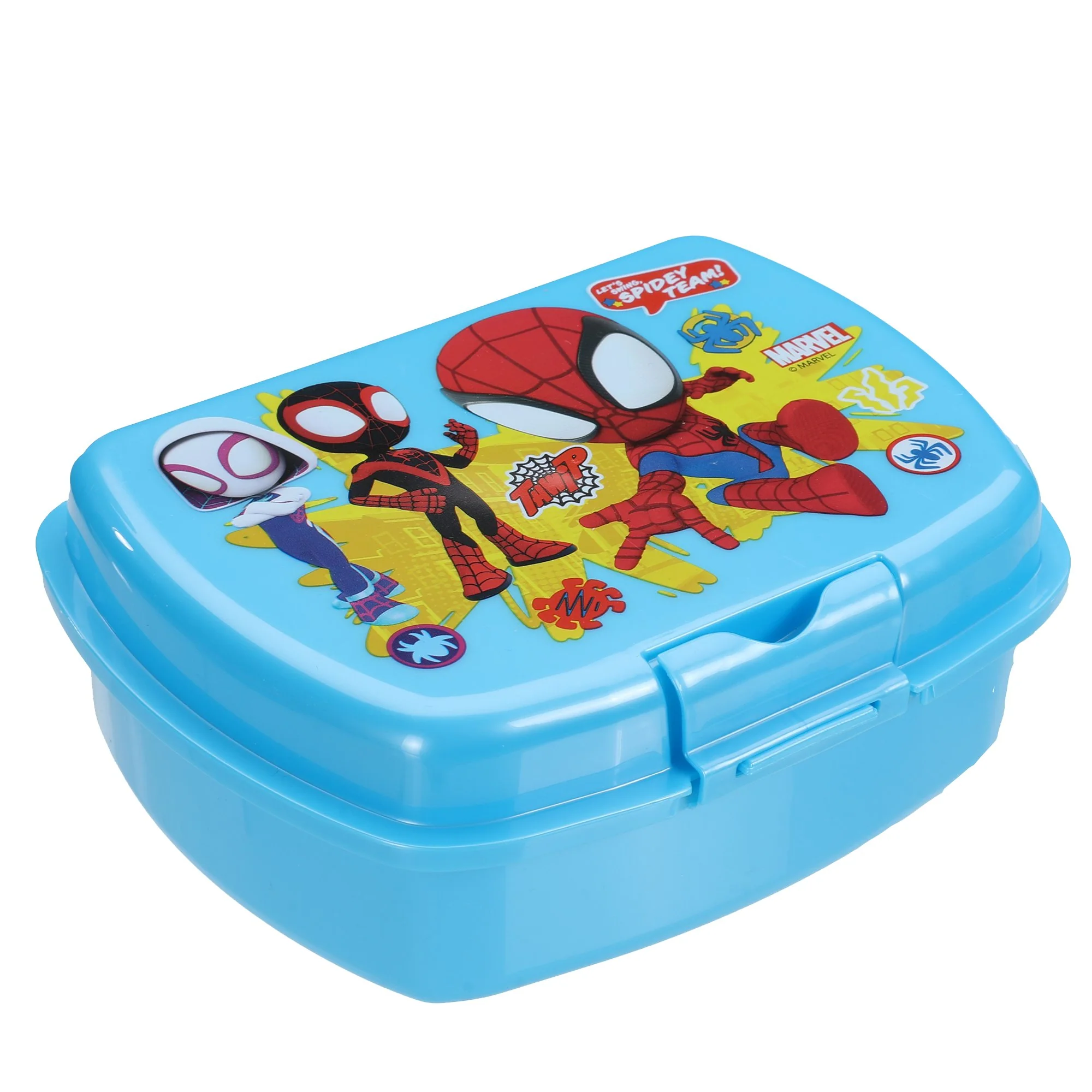 Lunch box en plastique Spiderman et ses amis