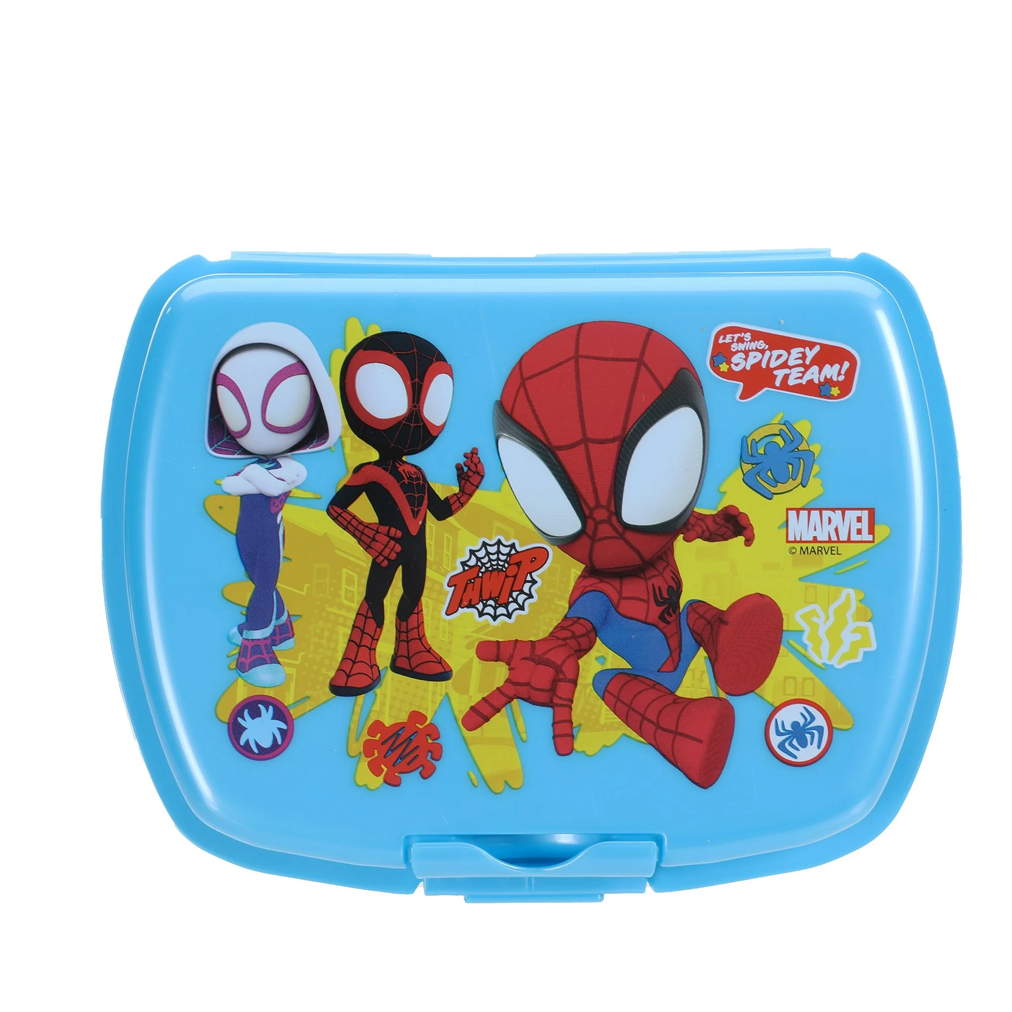 Lunch box en plastique Spiderman et ses amis - Image 2