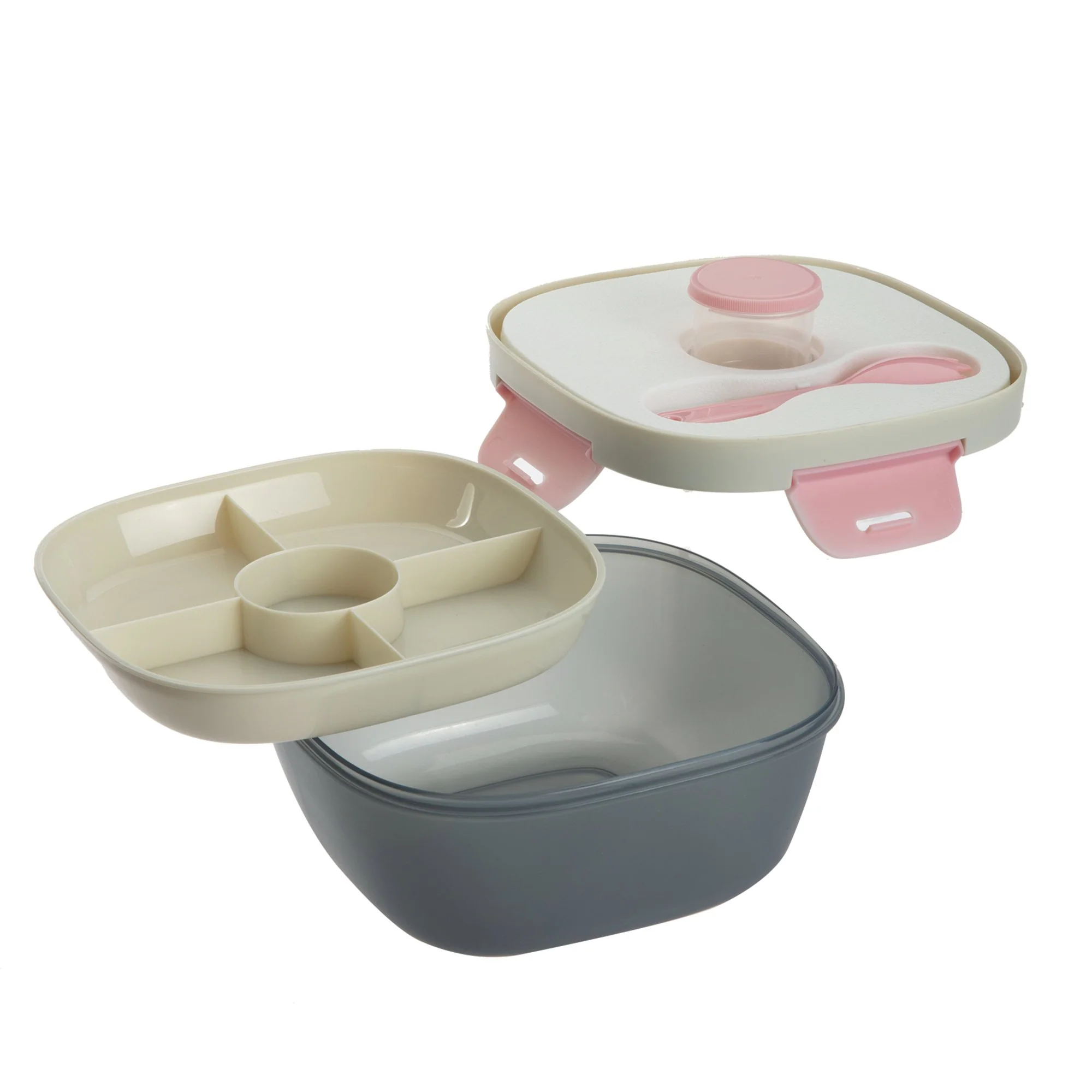 Lunch box réfrigéré compartimenté carrée 1.2L - Image 2