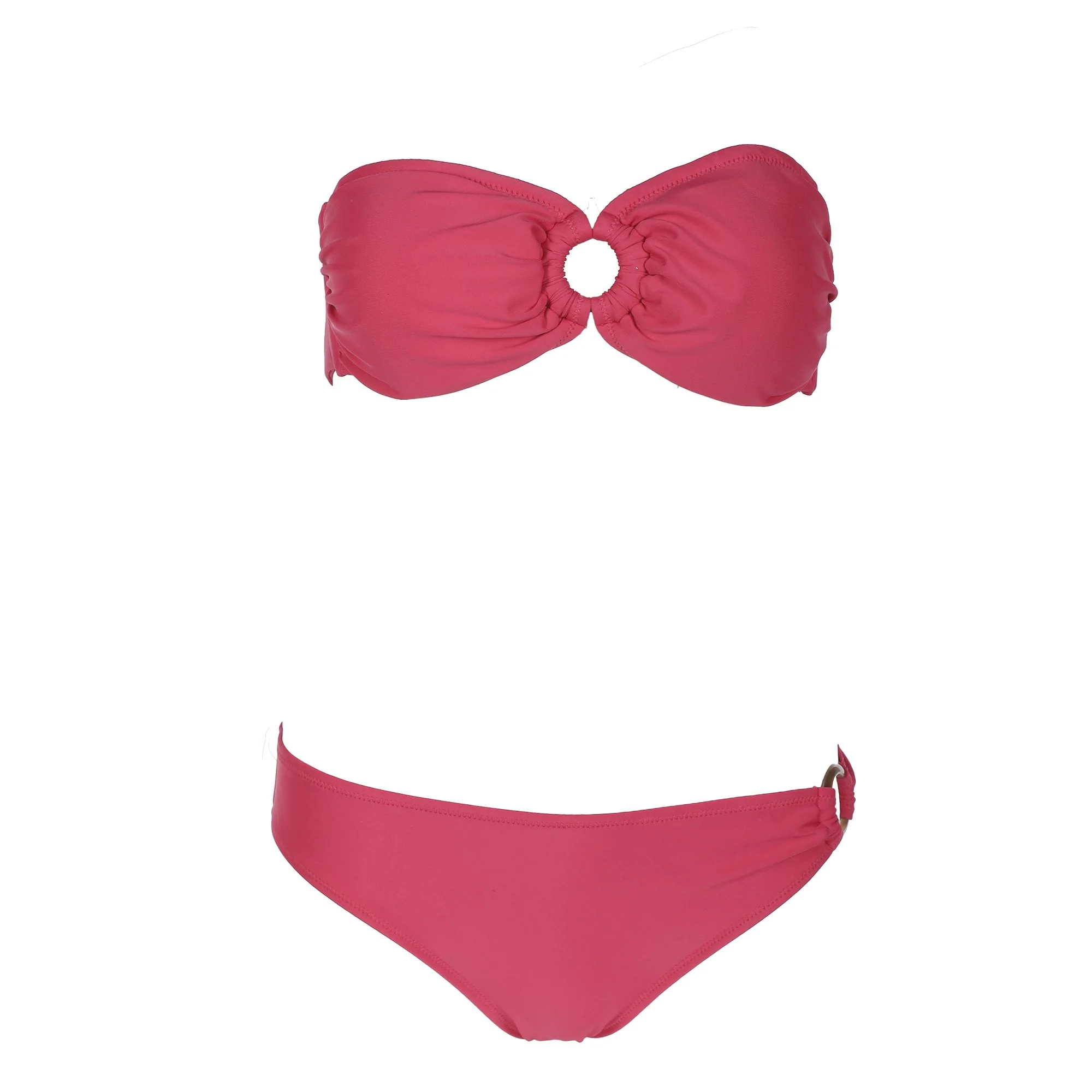 Maillot de bain 2 pièces bandeau  - Rouge - Image 5