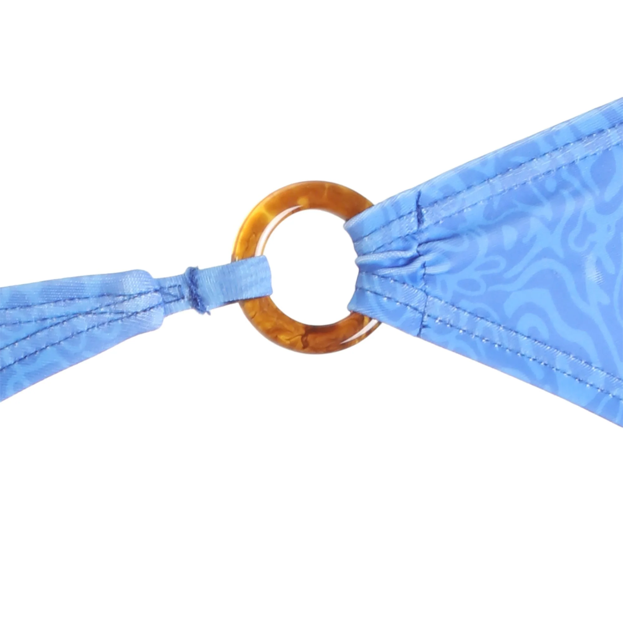 Maillot de bain 2 pièces uni - Bleu - Image 4