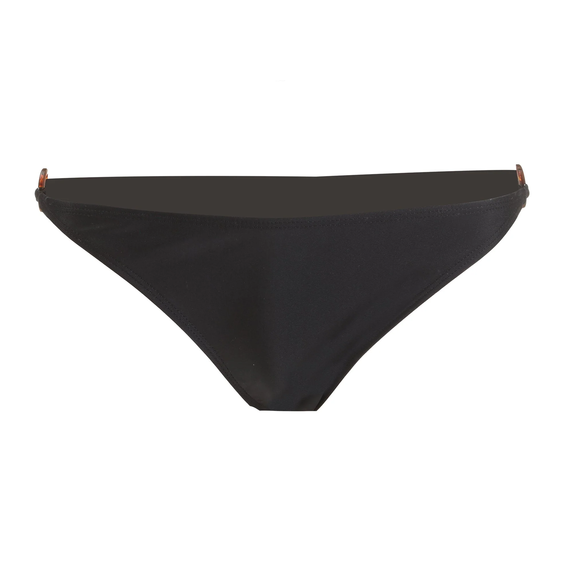 Maillot de bain 2 pièces uni - Noir - Image 2