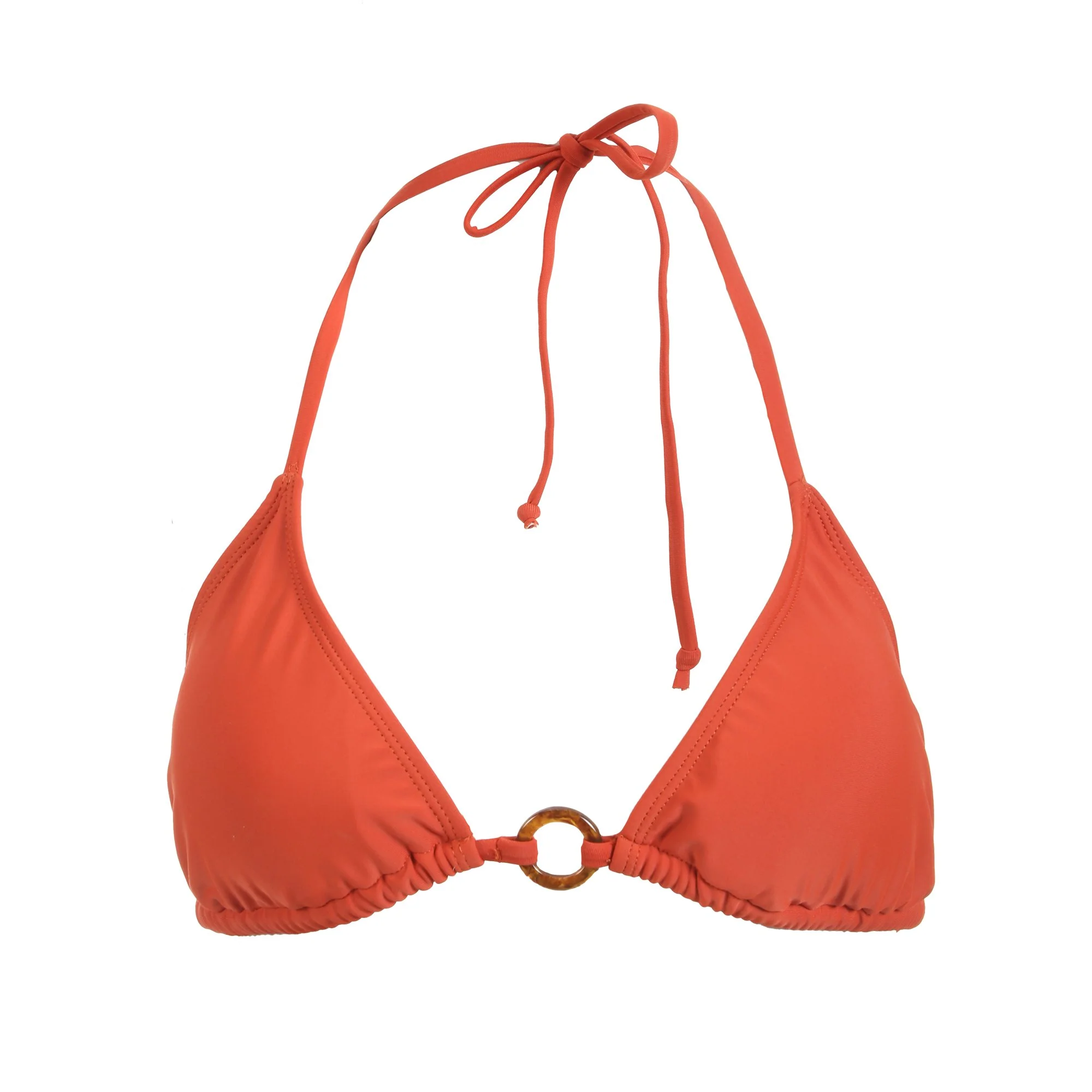 Maillot de bain 2 pièces uni - Orange
