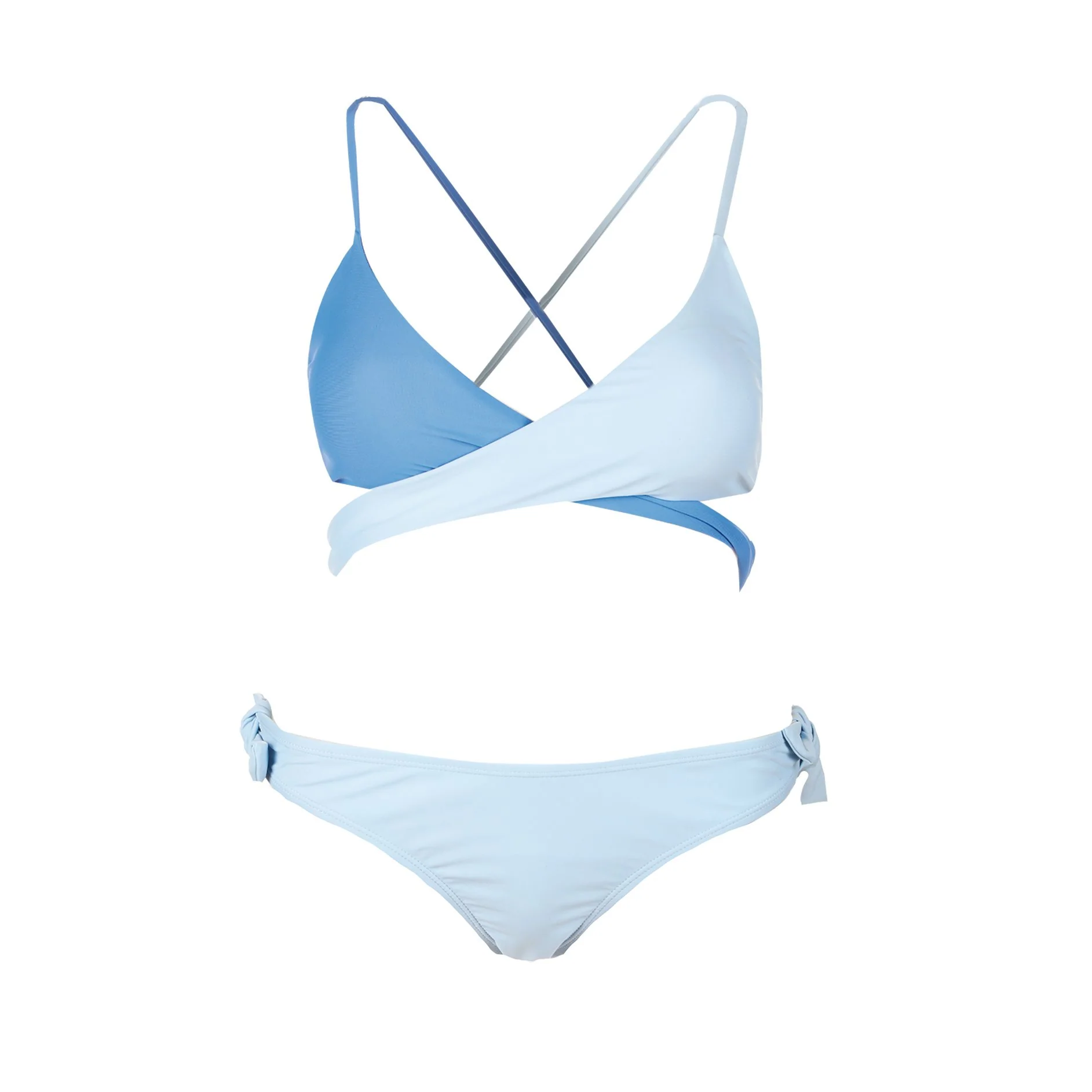 MAILLOT DE BAIN 2PCS UNI CONTRASTE 36/42