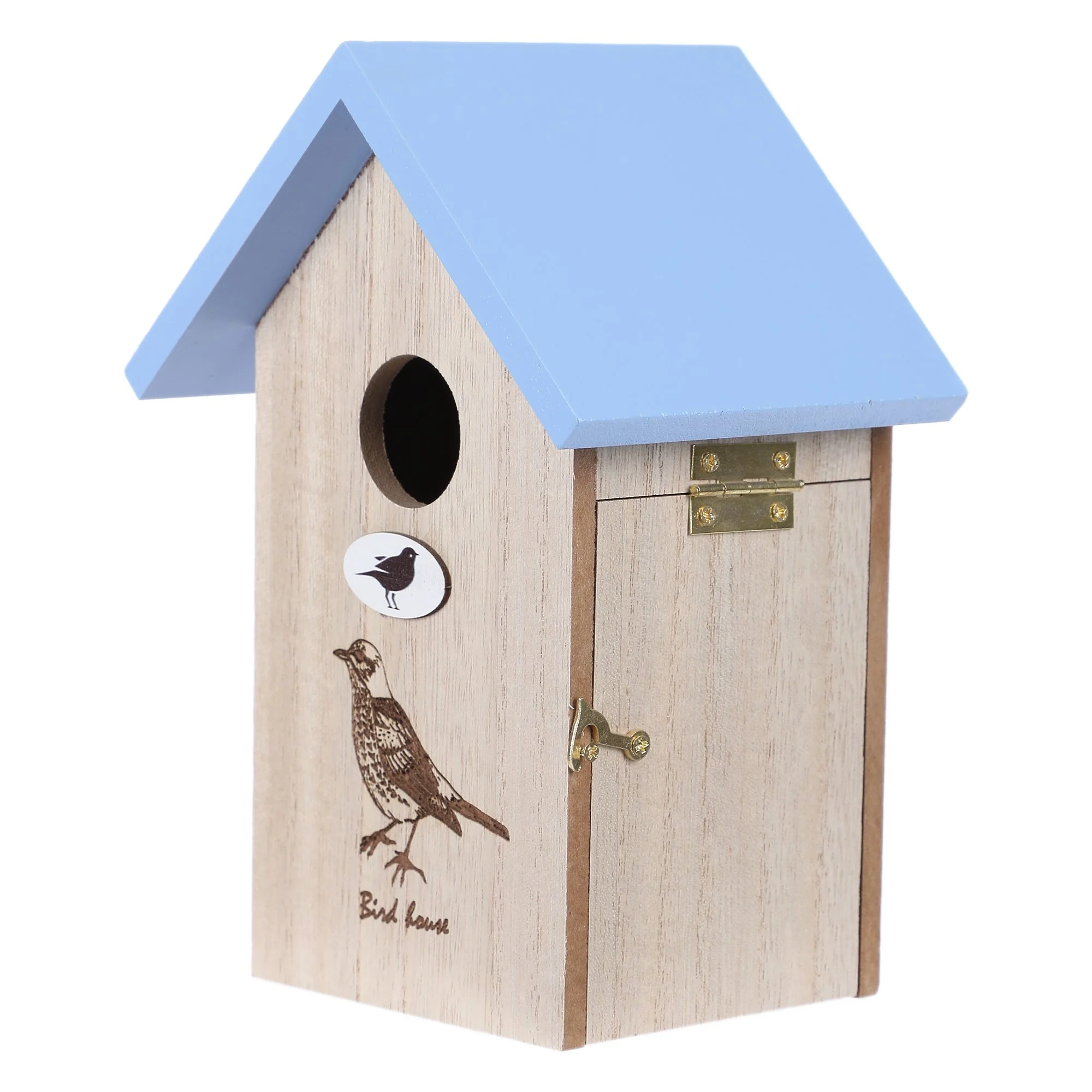Maison pour insectes en bois  - Bleu - Image 5