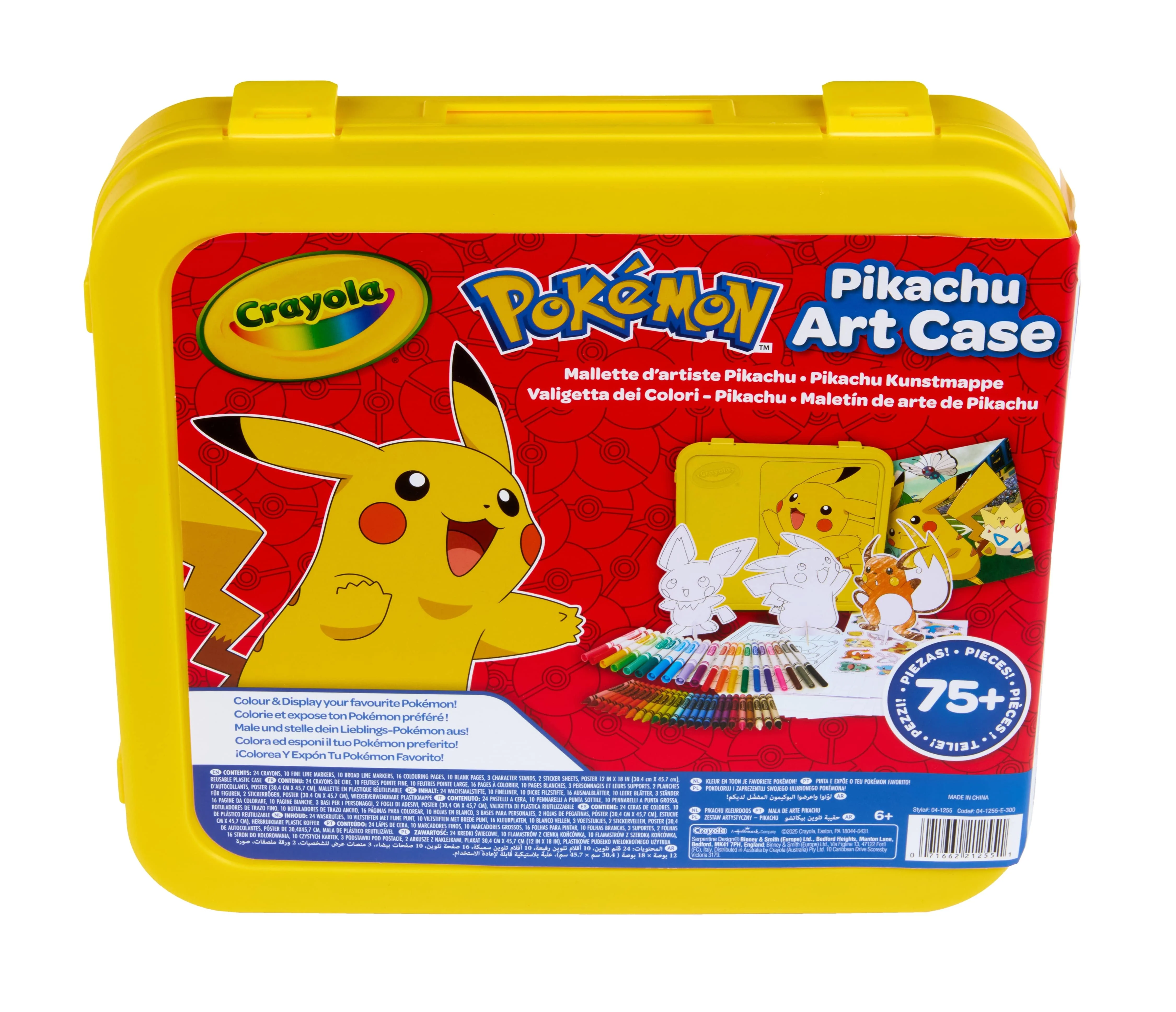 Mallette Pokémon Pikachu crayola