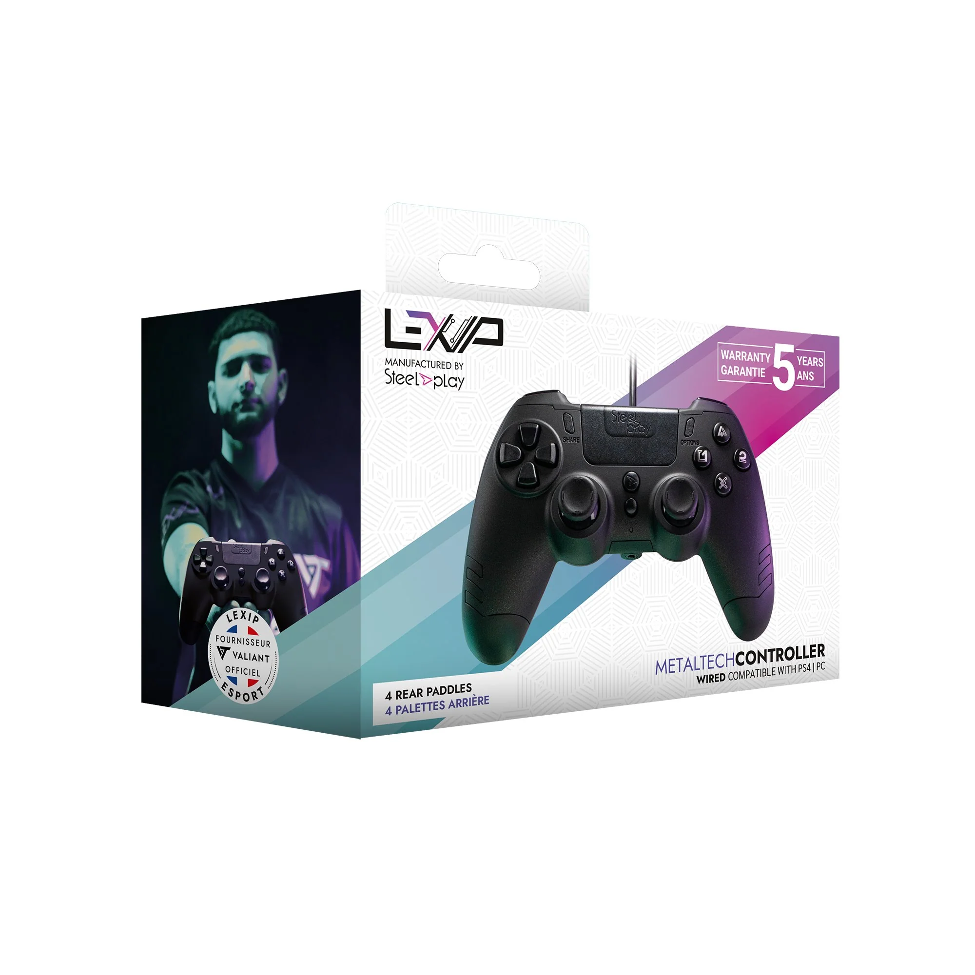 Manette steelplay slim pach PS4 / PC