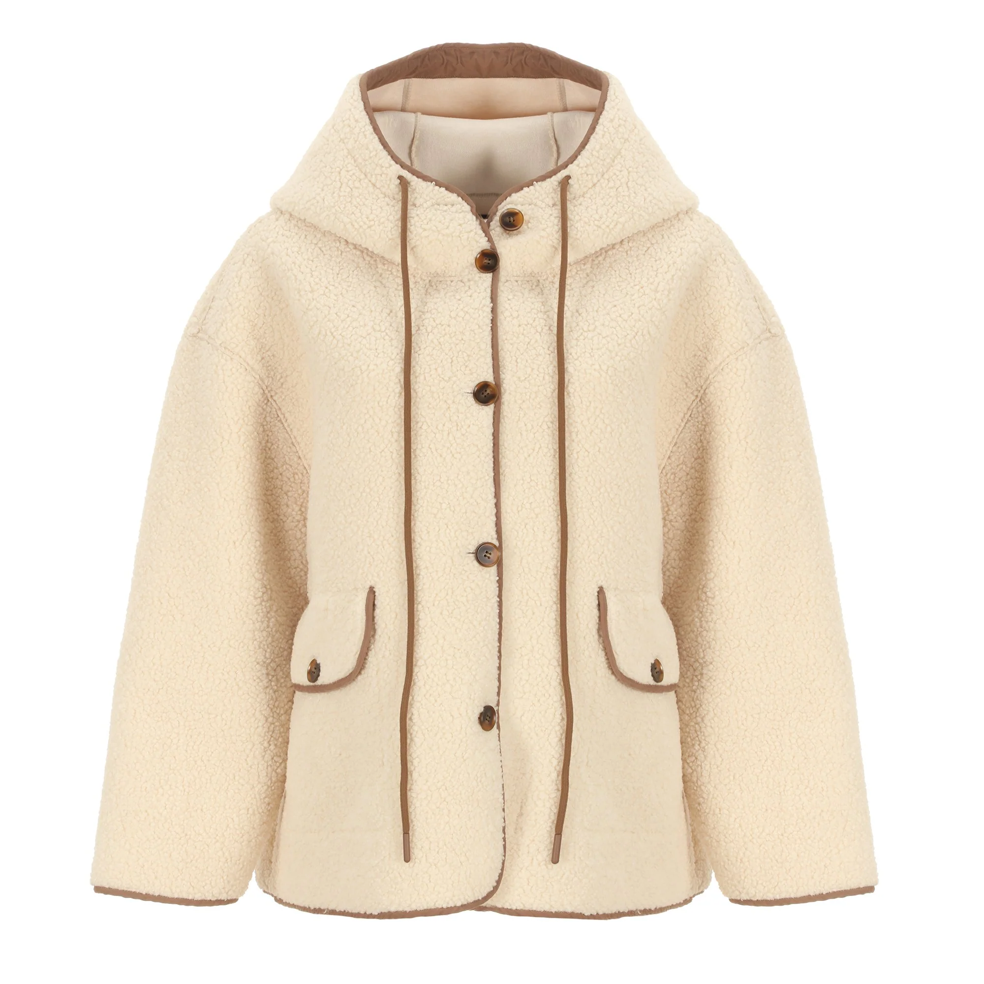 Manteau sherpa - Beige