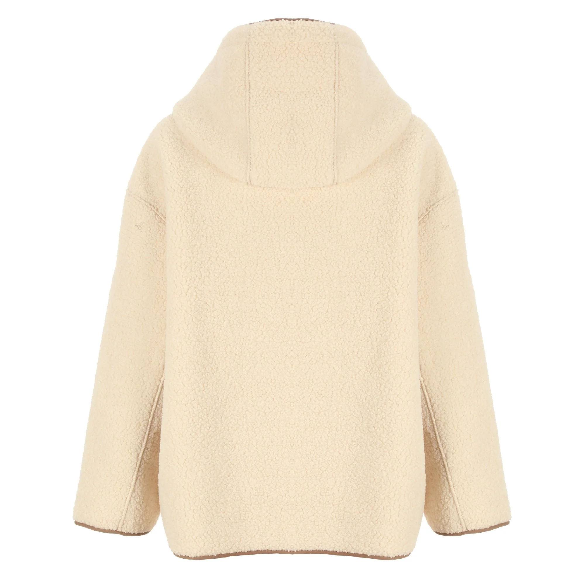 Manteau sherpa - Beige - Image 2