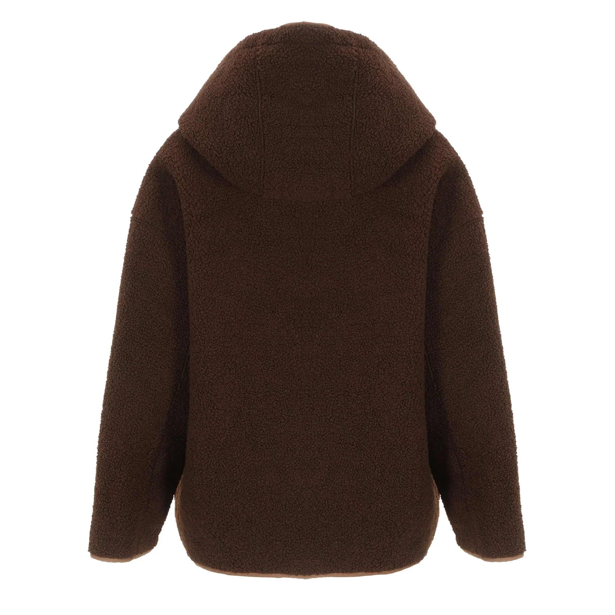 Manteau sherpa - Marron - Image 2