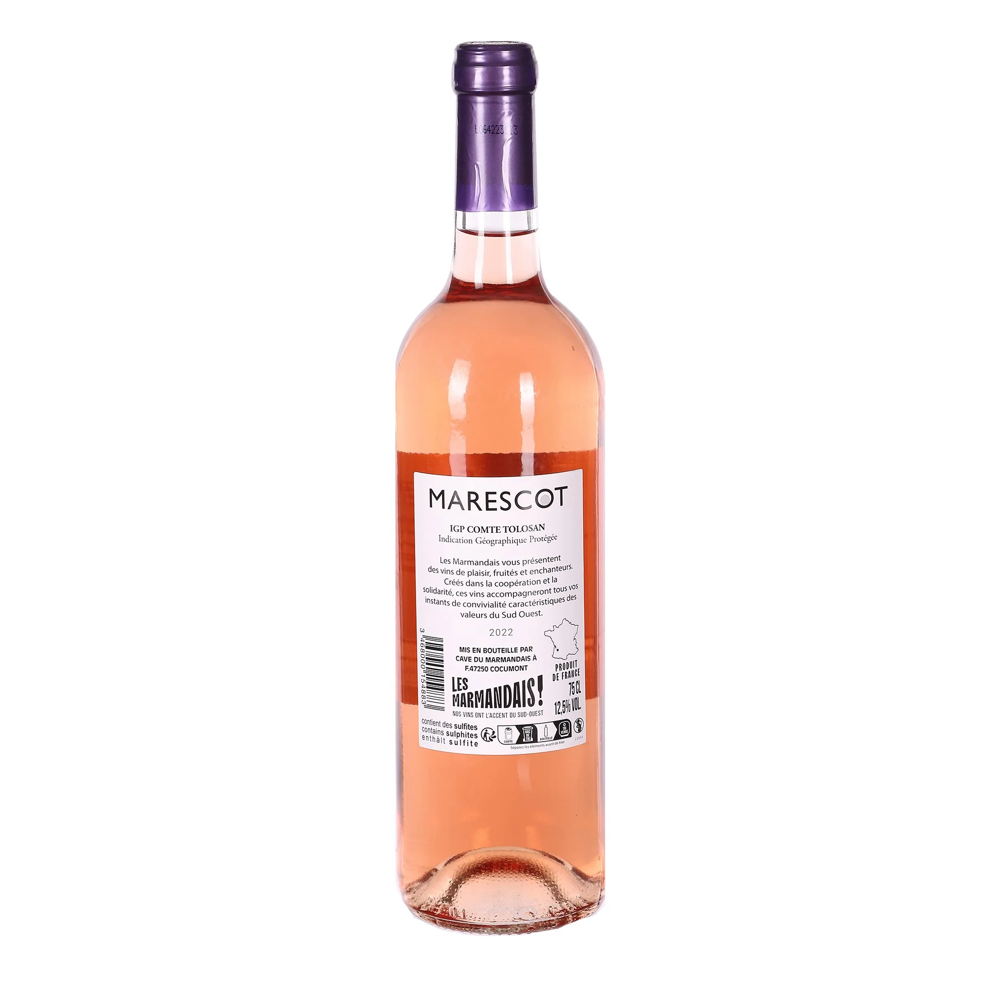 MARESCOT IGP COMTE TOLOSAN 2022 ROSE 12,5% - Image 4