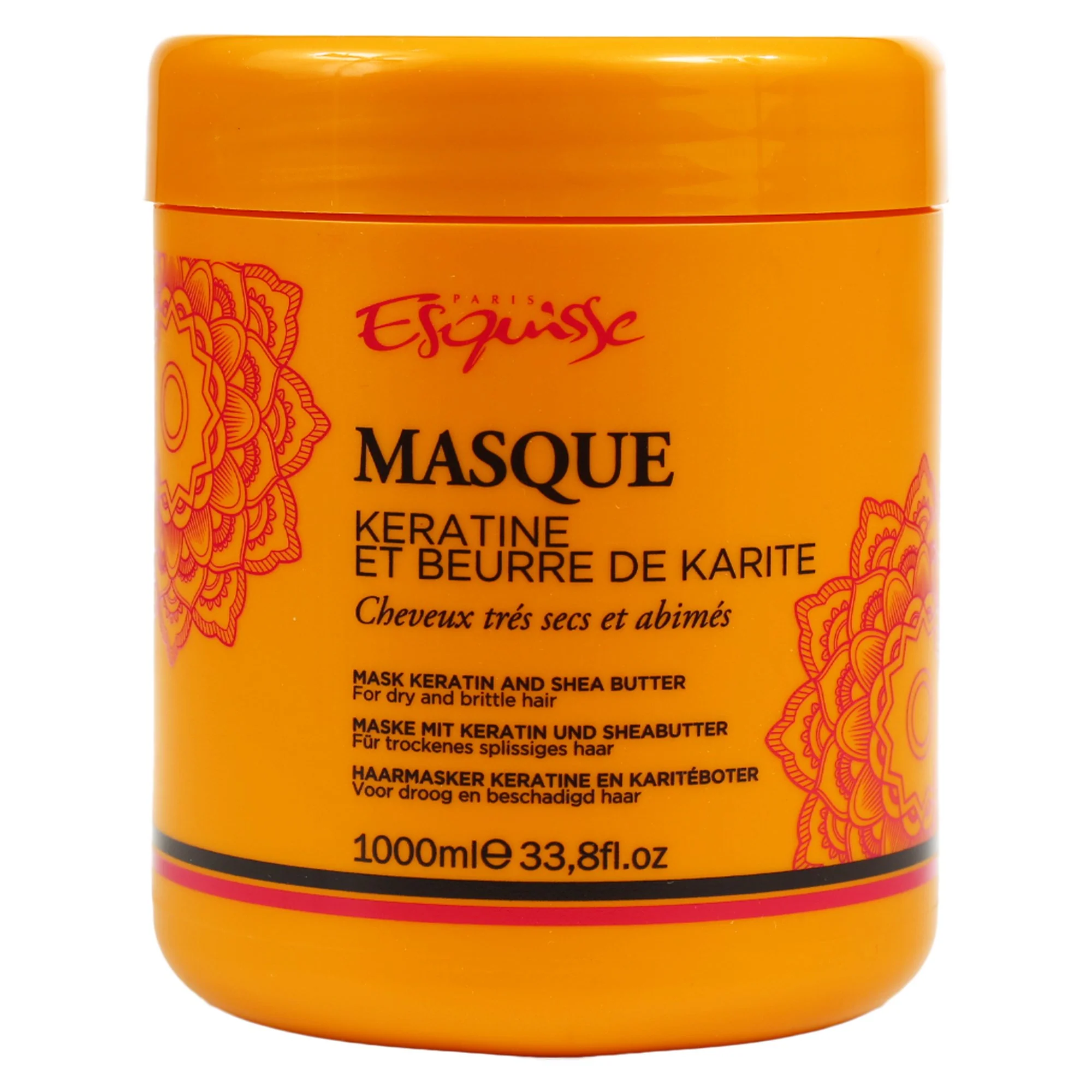 Masque capillaire kératine et beurre de karité