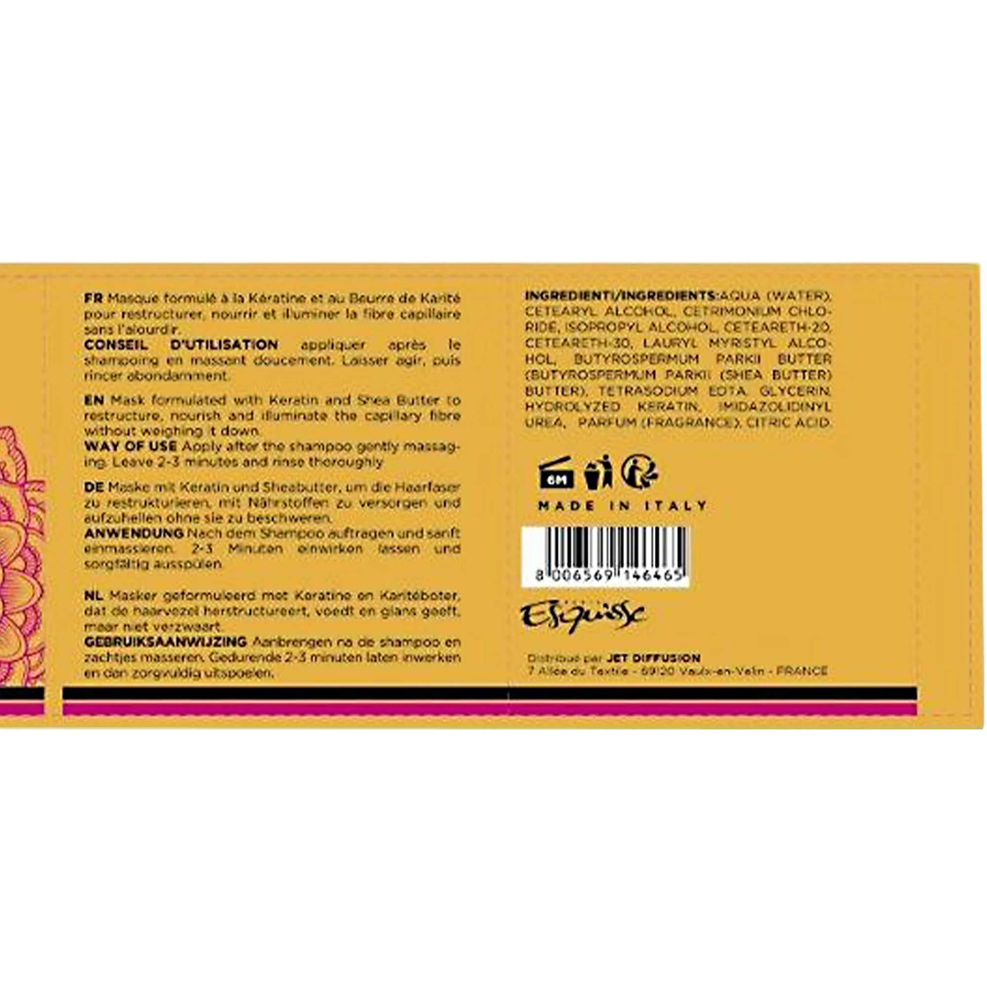 Masque capillaire kératine et beurre de karité - Image 3