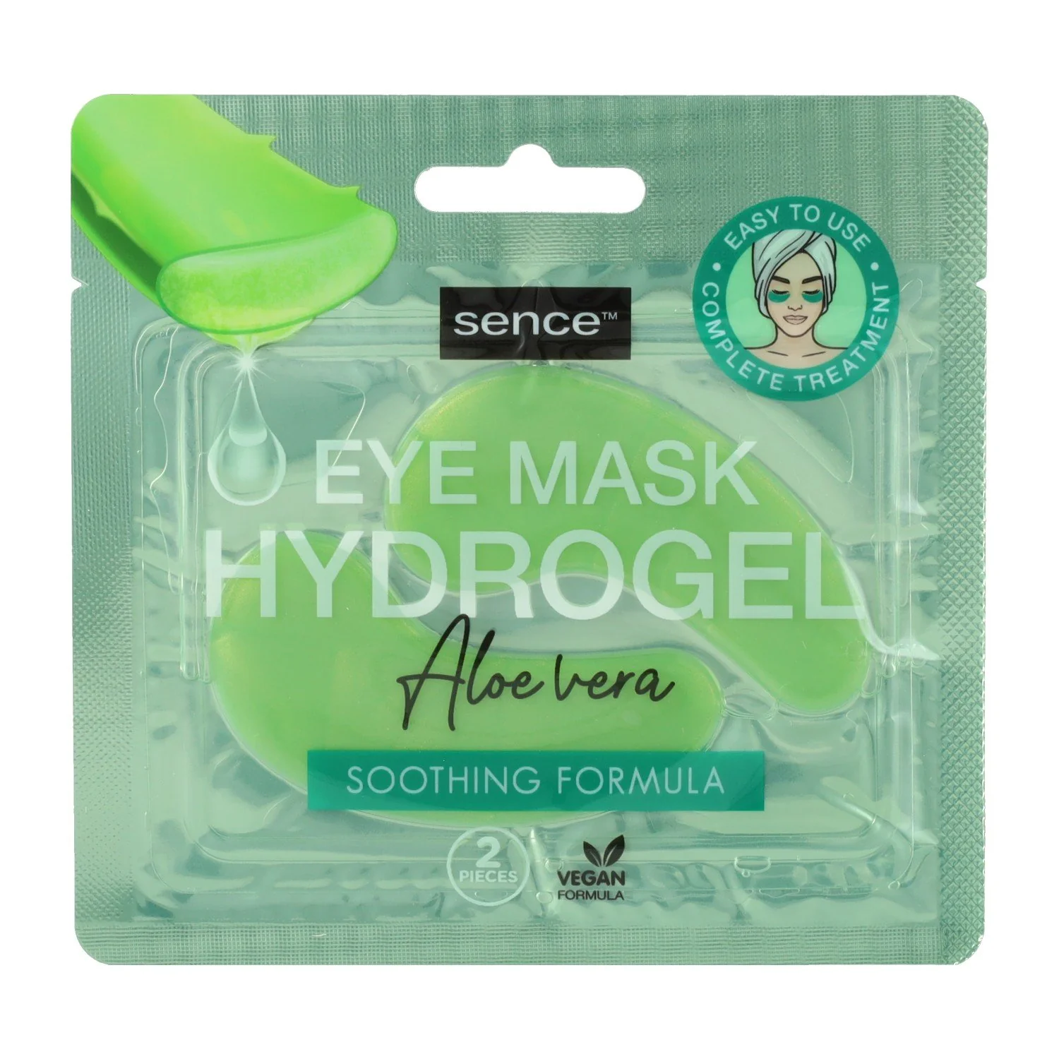 Masque pour les yeux aloe vera hydrogel