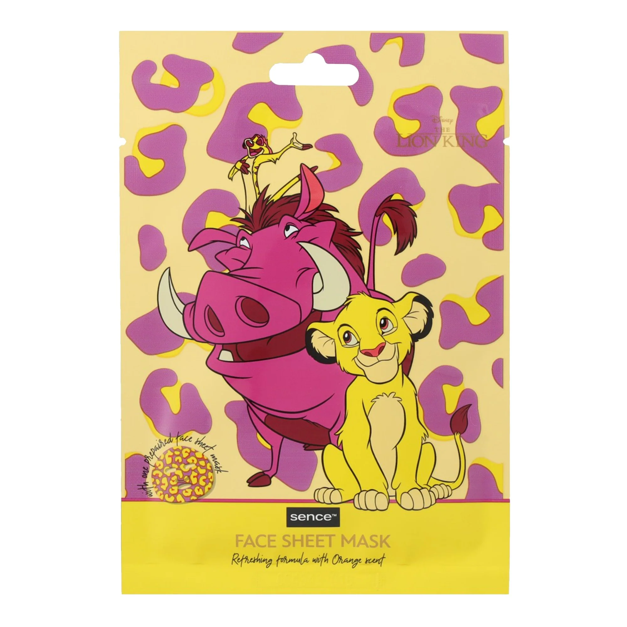 Masque visage en tissu Roi Lion