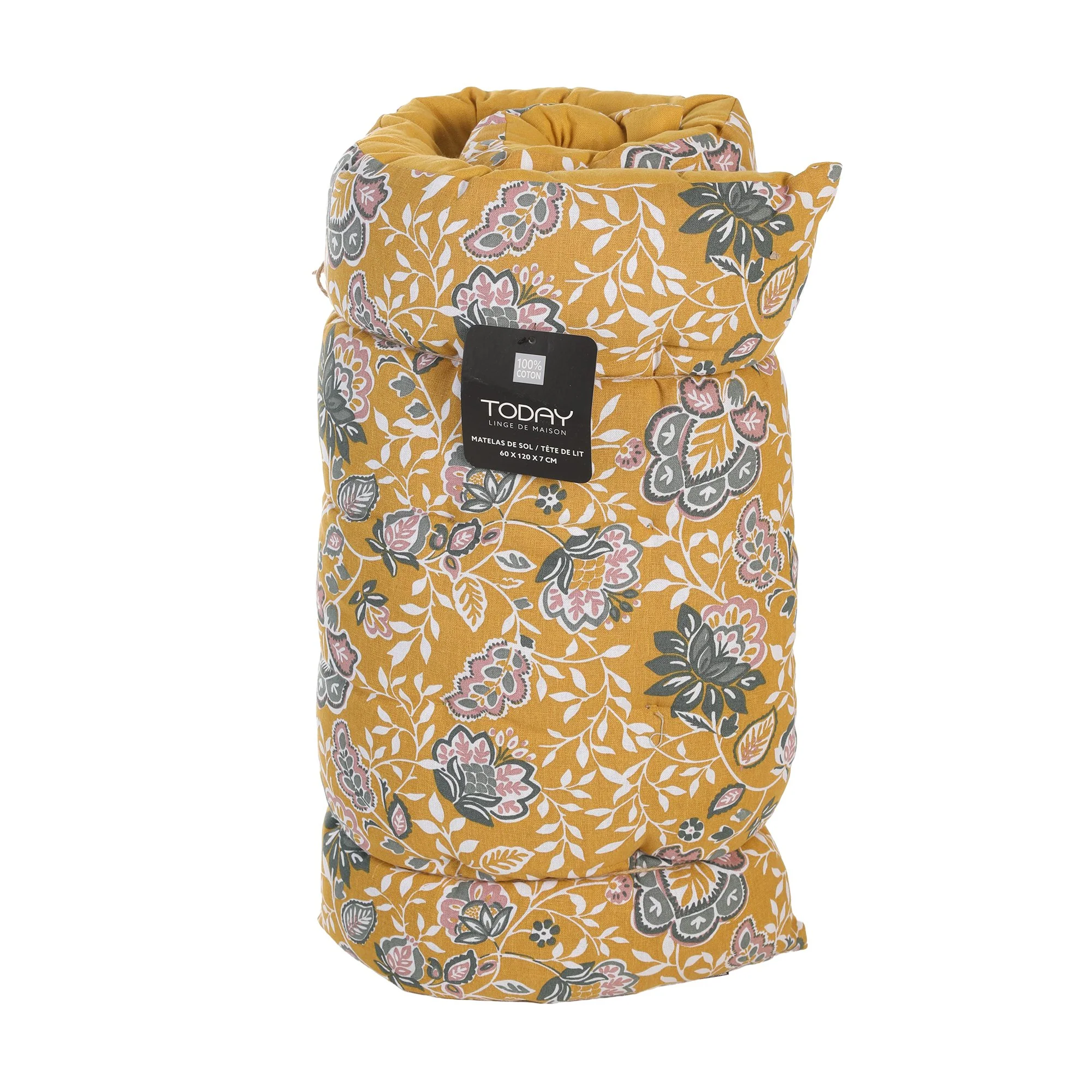 Matelas de sol coton 60x120 cm Flowers - Image 4