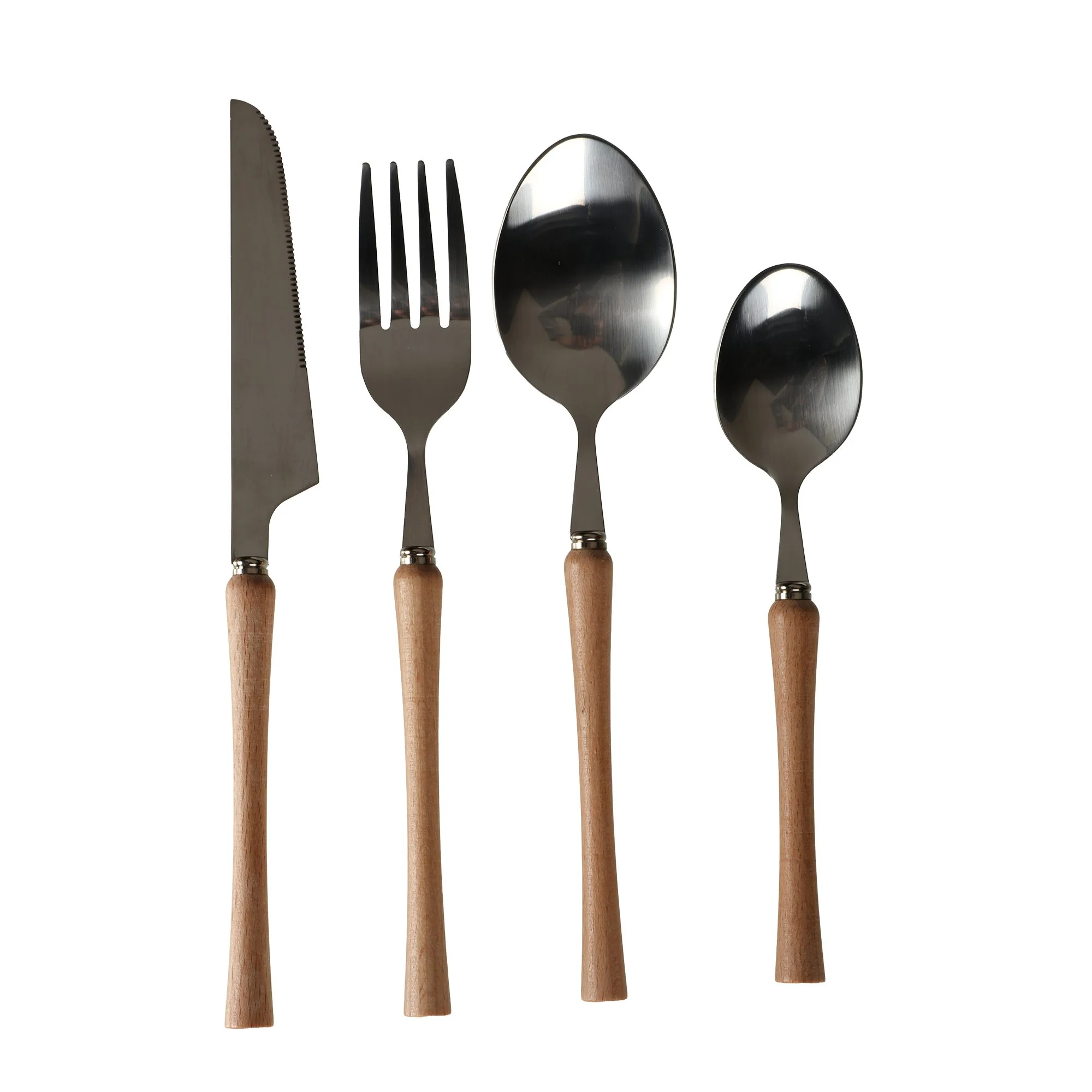Ménagère 24 pièces manche en bois