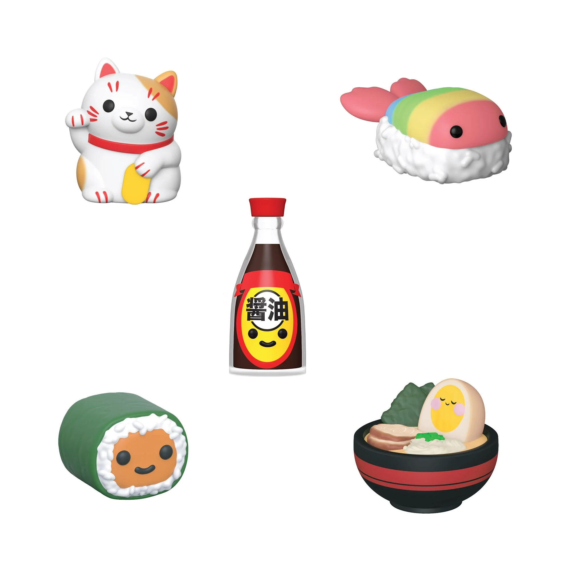 Mini vinyl figurines Kawaii Foodies