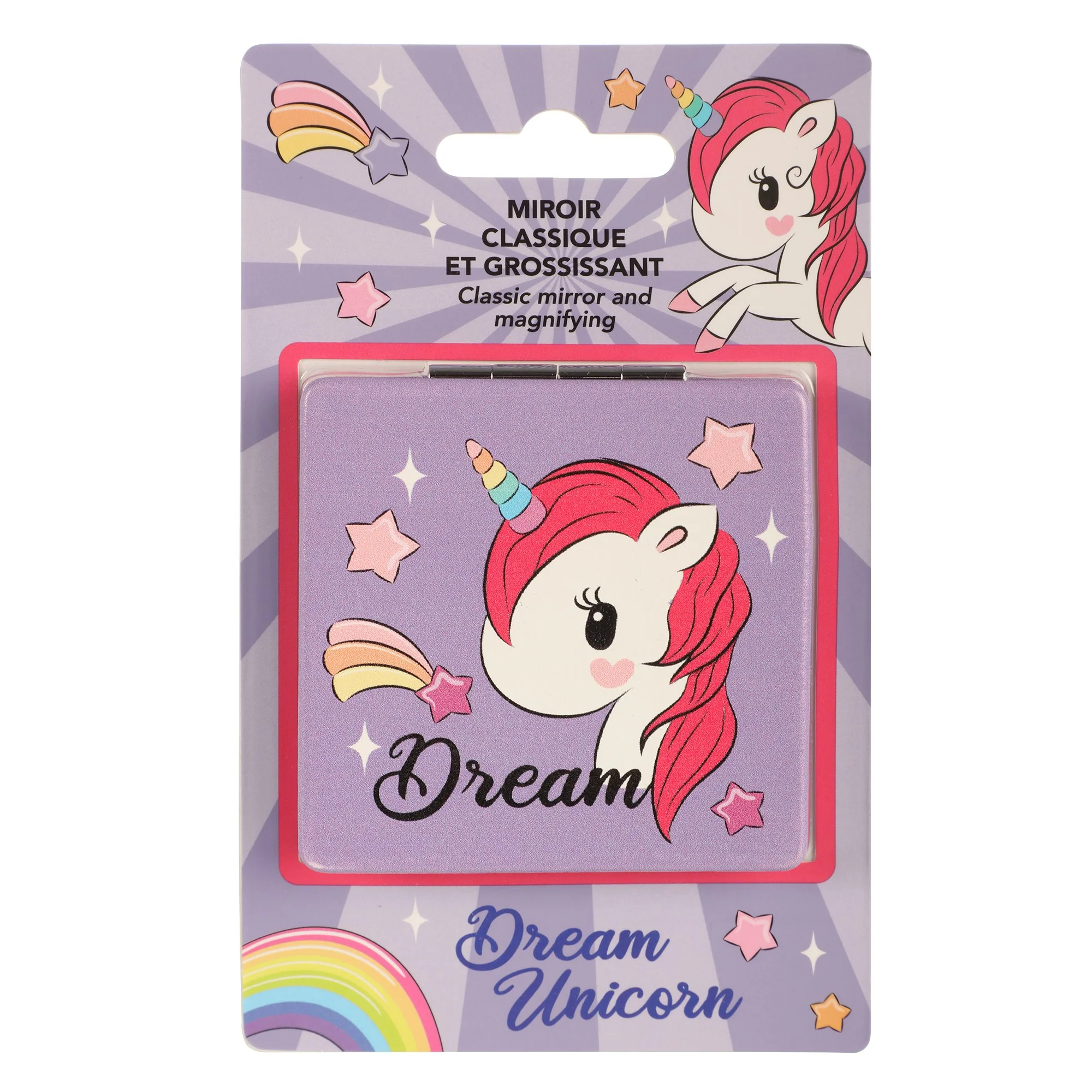 Miroir de sac Licorne