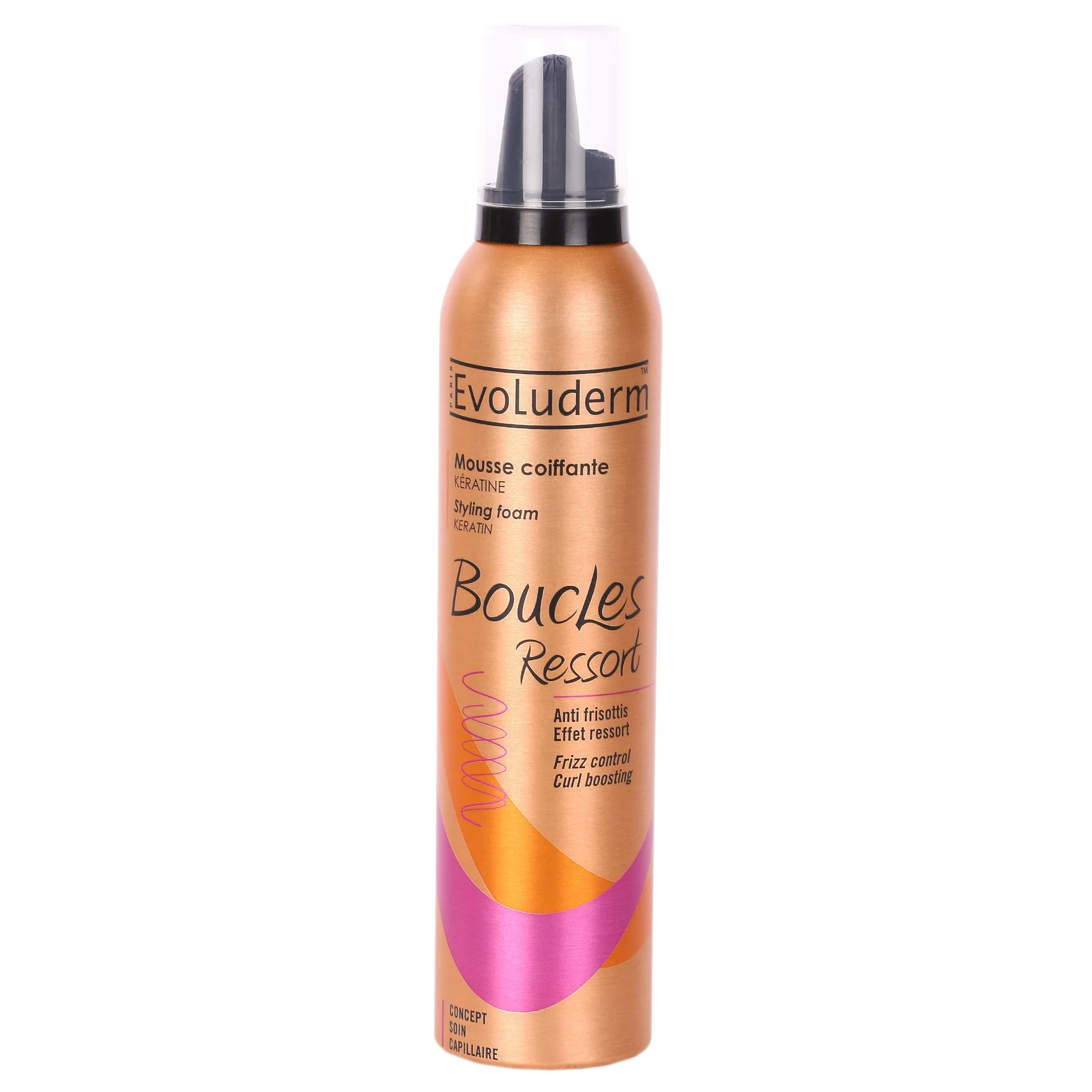 Mousse coiffante boucles ressort