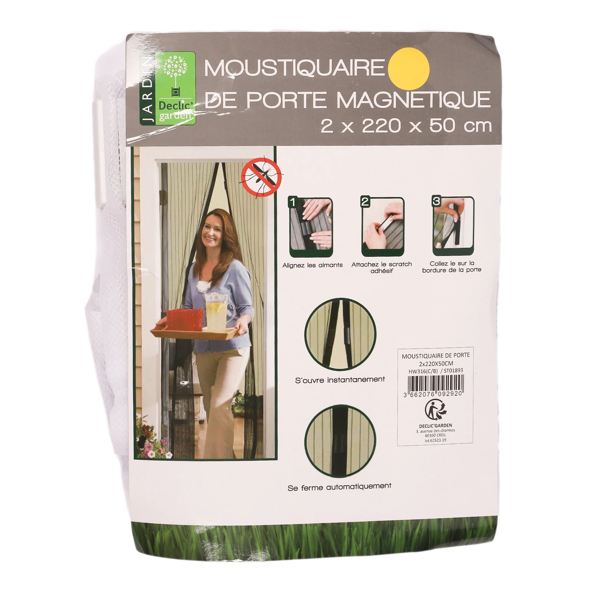 Moustiquaire de porte 220x50cm