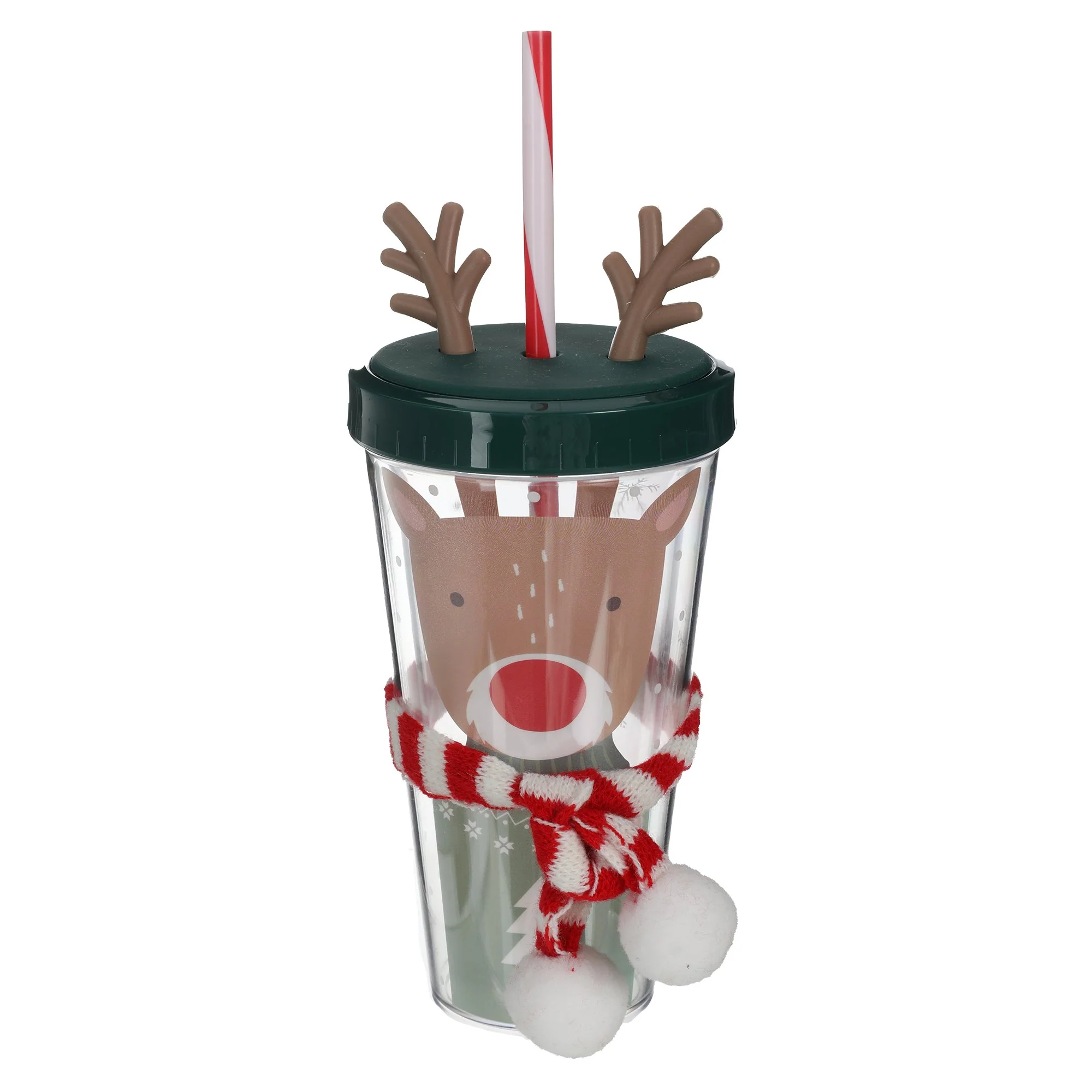 Mug de Noël avec paille - Image 4