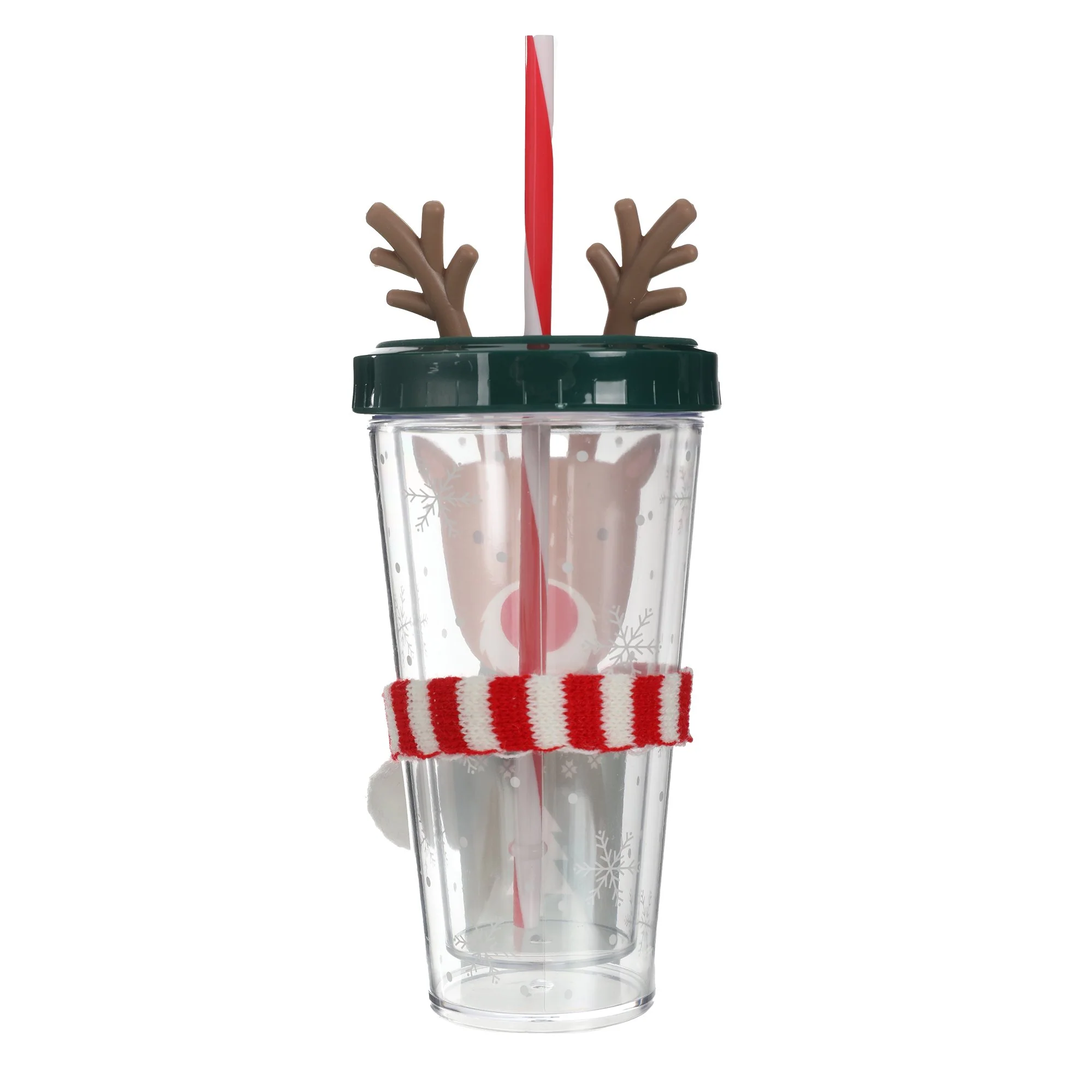 Mug de Noël avec paille - Image 5