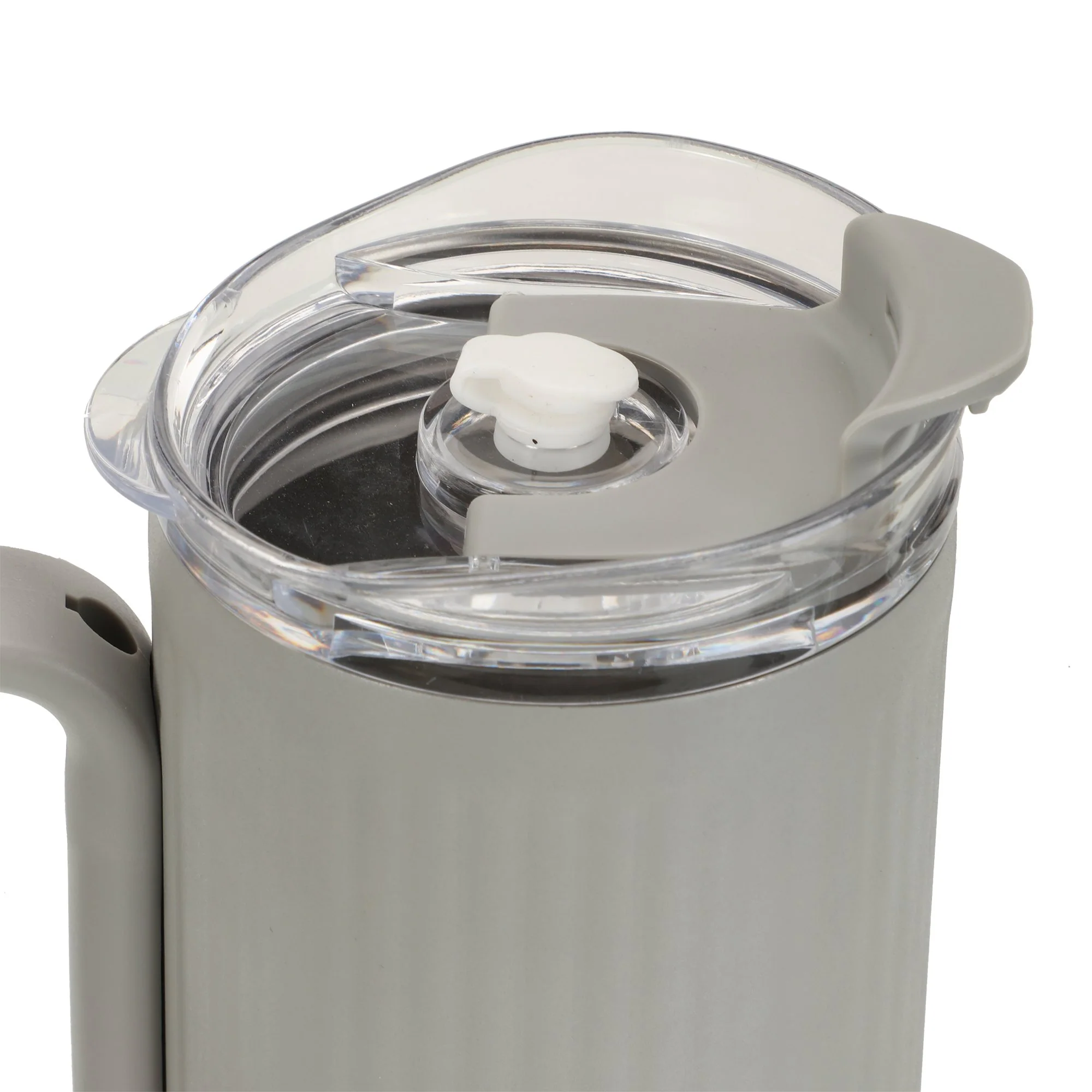 Mug de transport Isotherme avec poignée fantaisie 1,2 L  - Gris