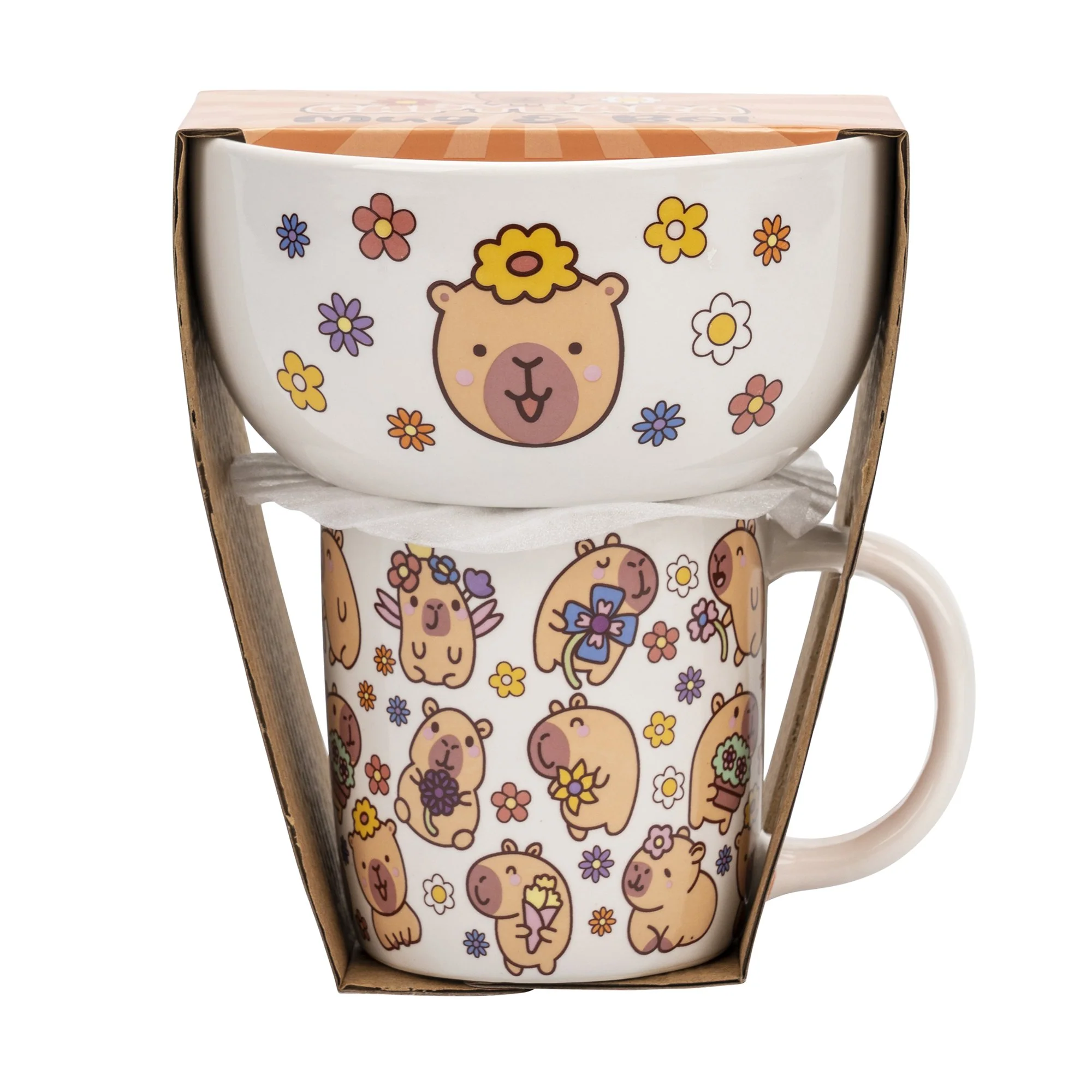 Mug et bol capybara