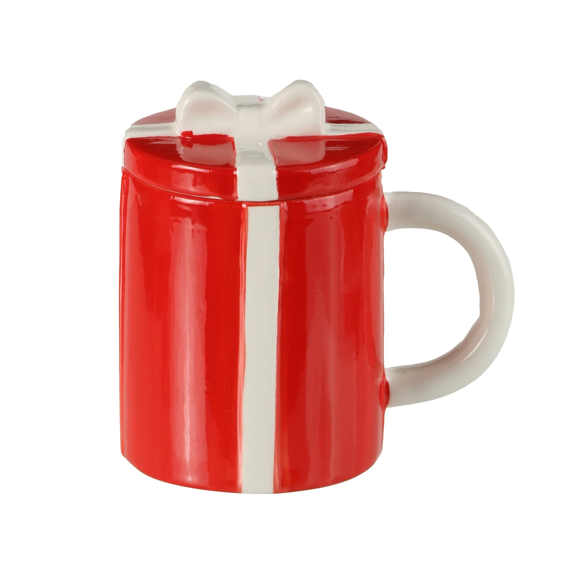 Mug forme cadeau avec couvercle