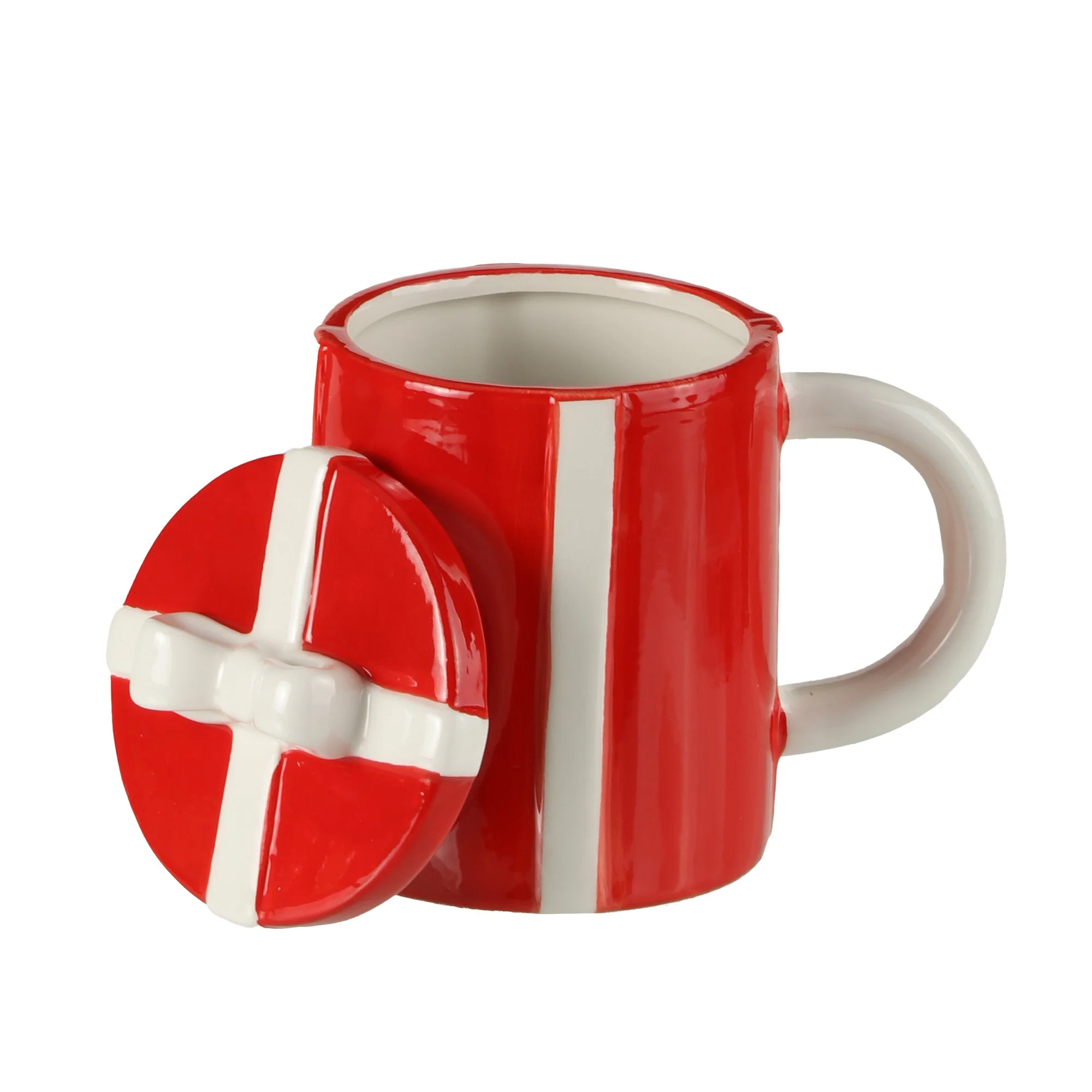 Mug forme cadeau avec couvercle - Image 2