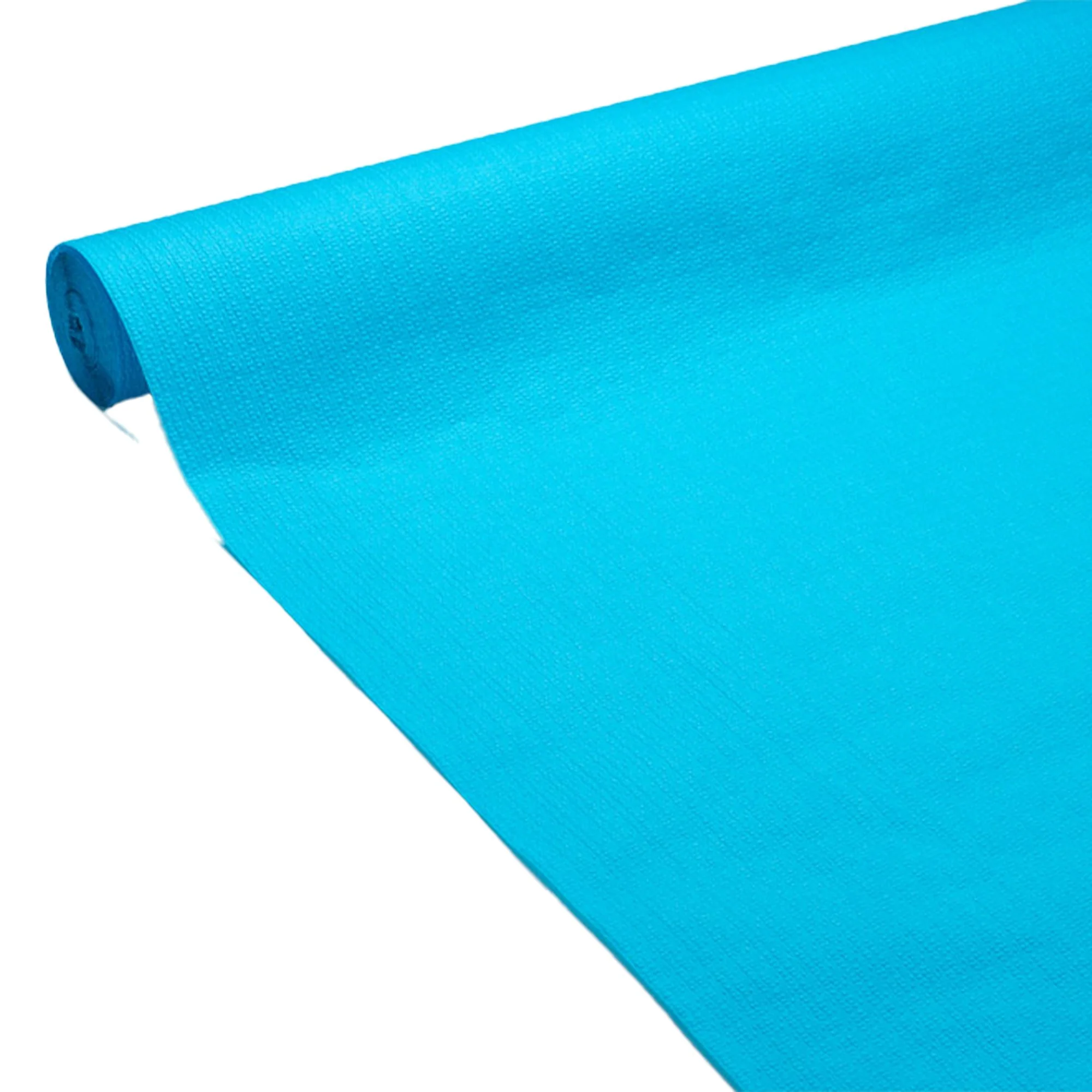 Nappe en papier gaufré turquoise