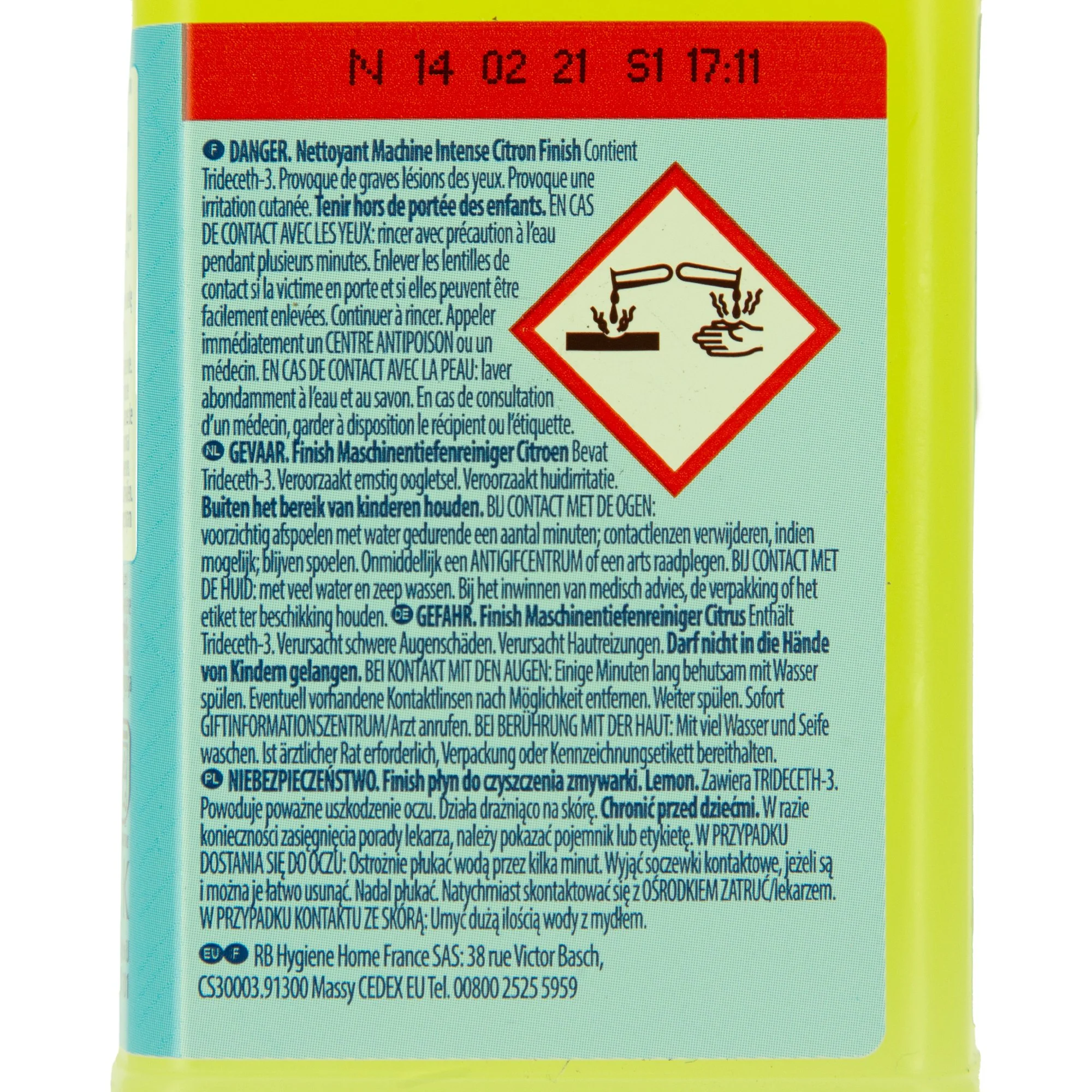 Nettoyant lave-vaisselle fraîcheur citron - Image 3