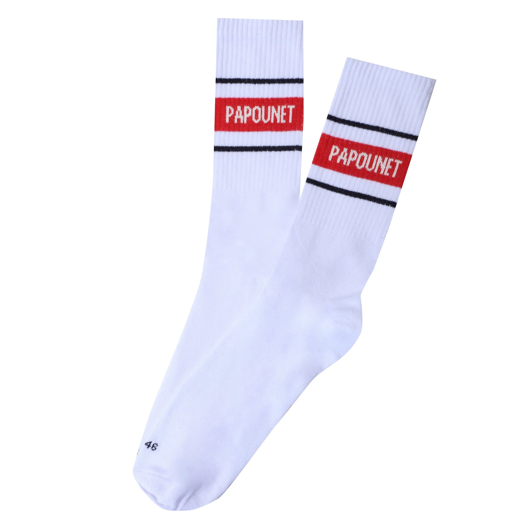 Paire de chaussette avec message - Blanc