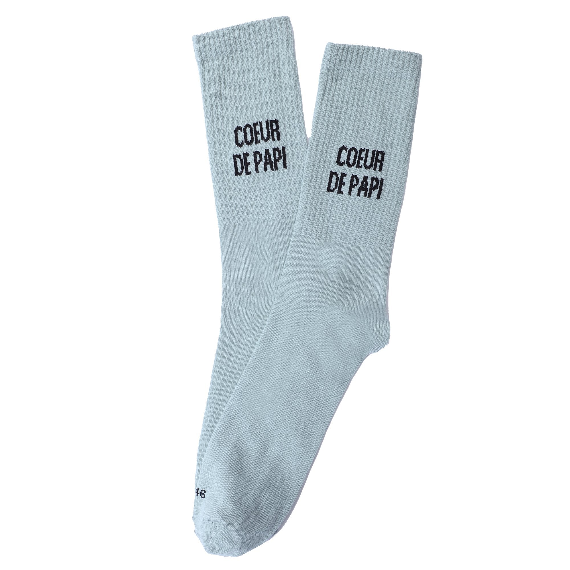 Paire de chaussette avec message - Blanc - Image 3