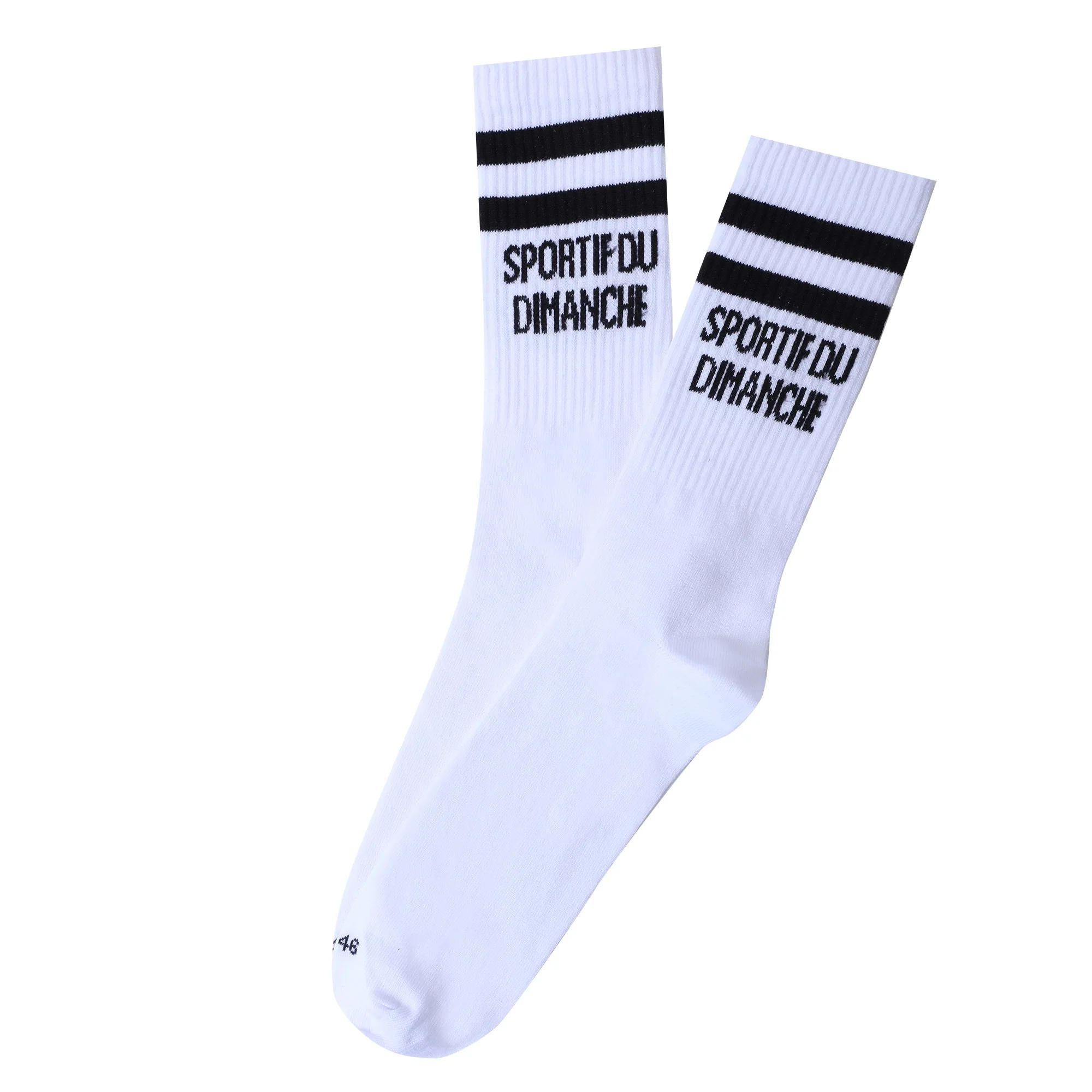 Paire de chaussette avec message - Bleu foncé - Image 2