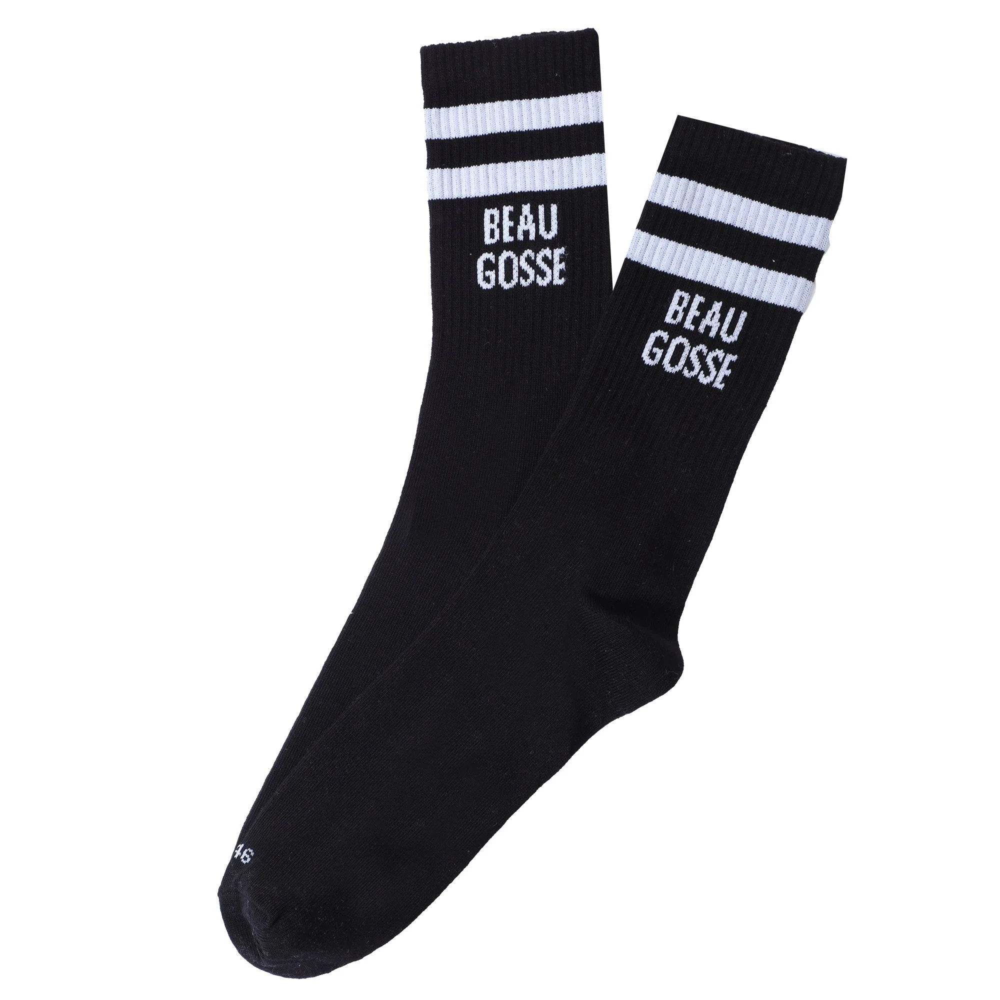 Paire de chaussette avec message - Noir
