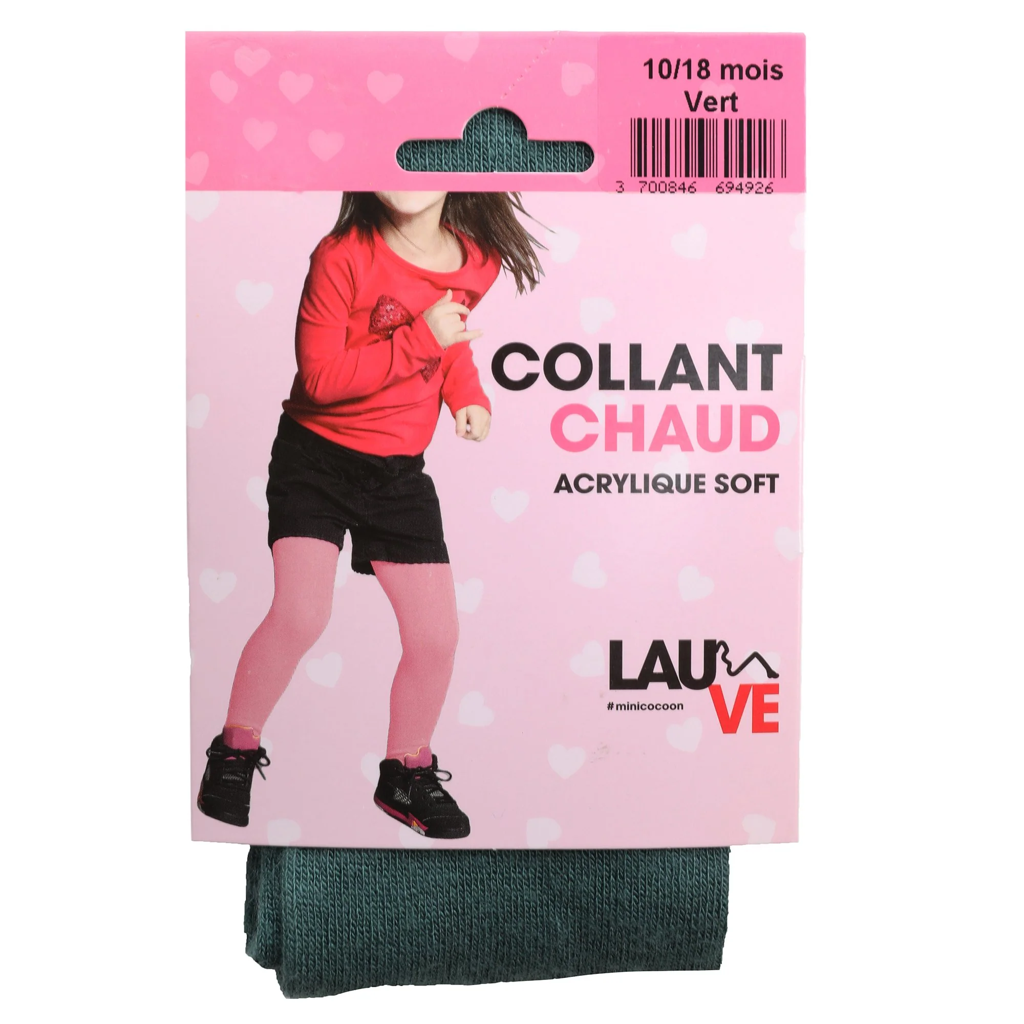 Paire de collants uni  - Noir - Image 3