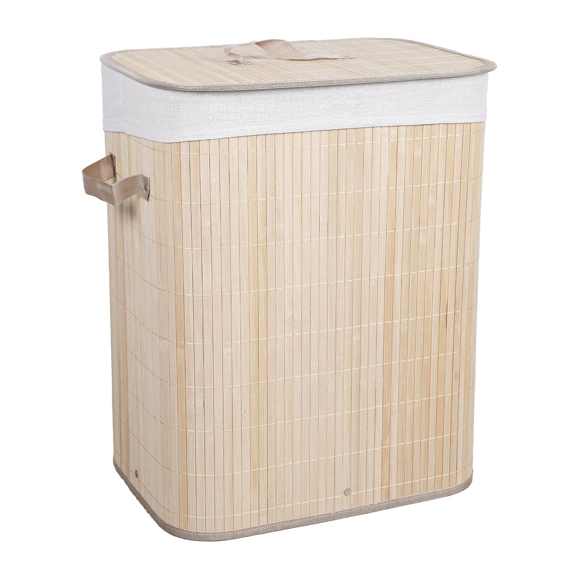 Panier à linge bambou pliable