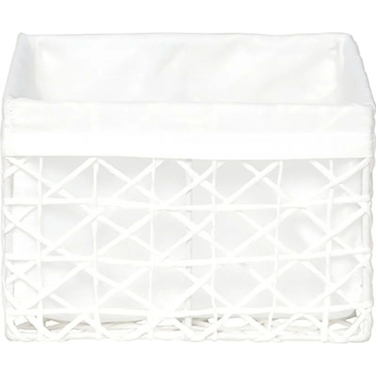 Panier de rangement blanc