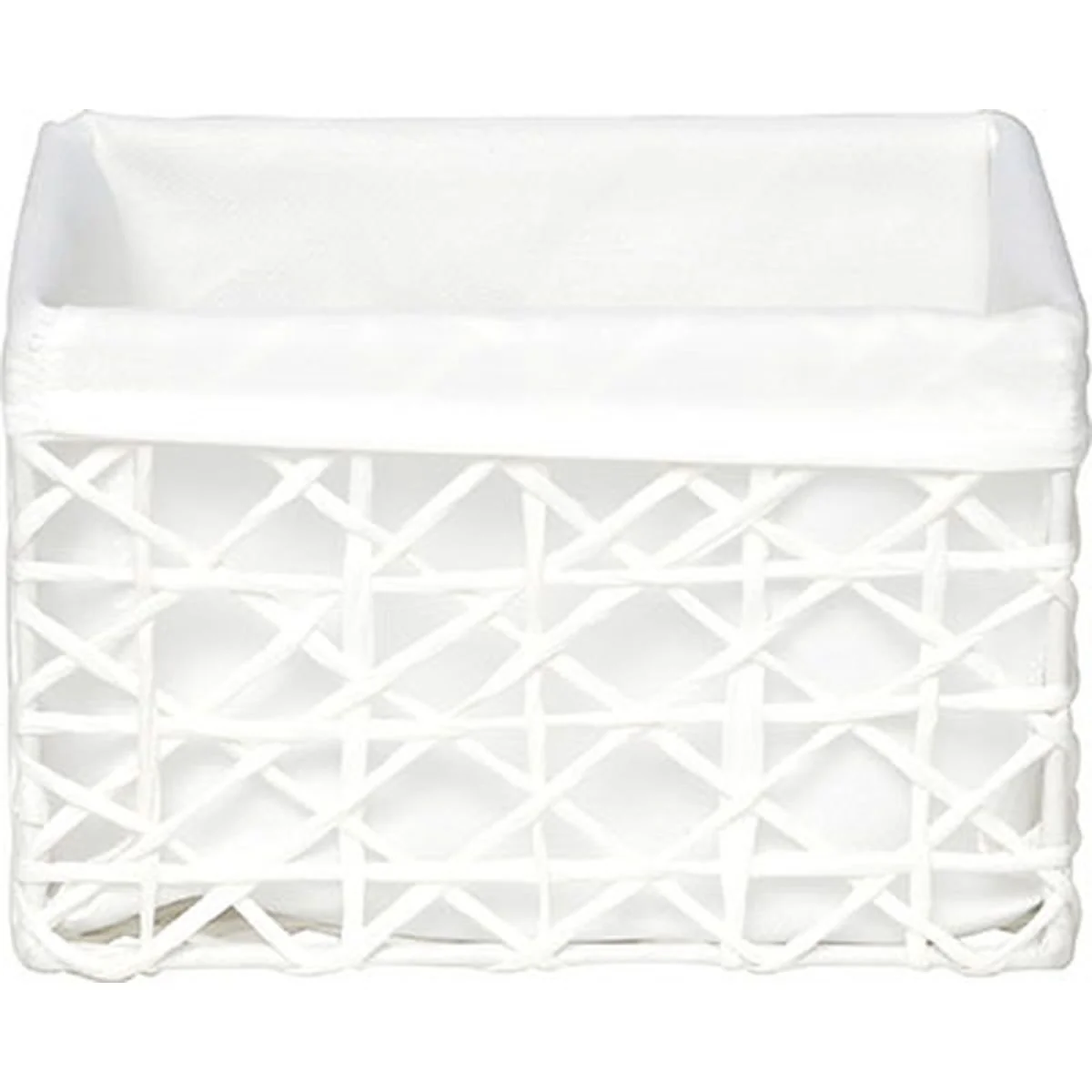 Panier de rangement blanc