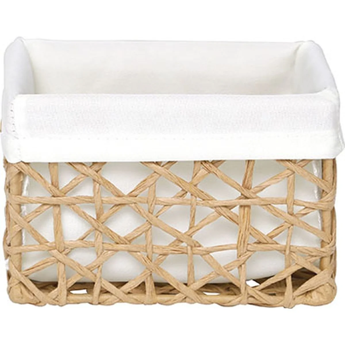 Panier de rangement crème