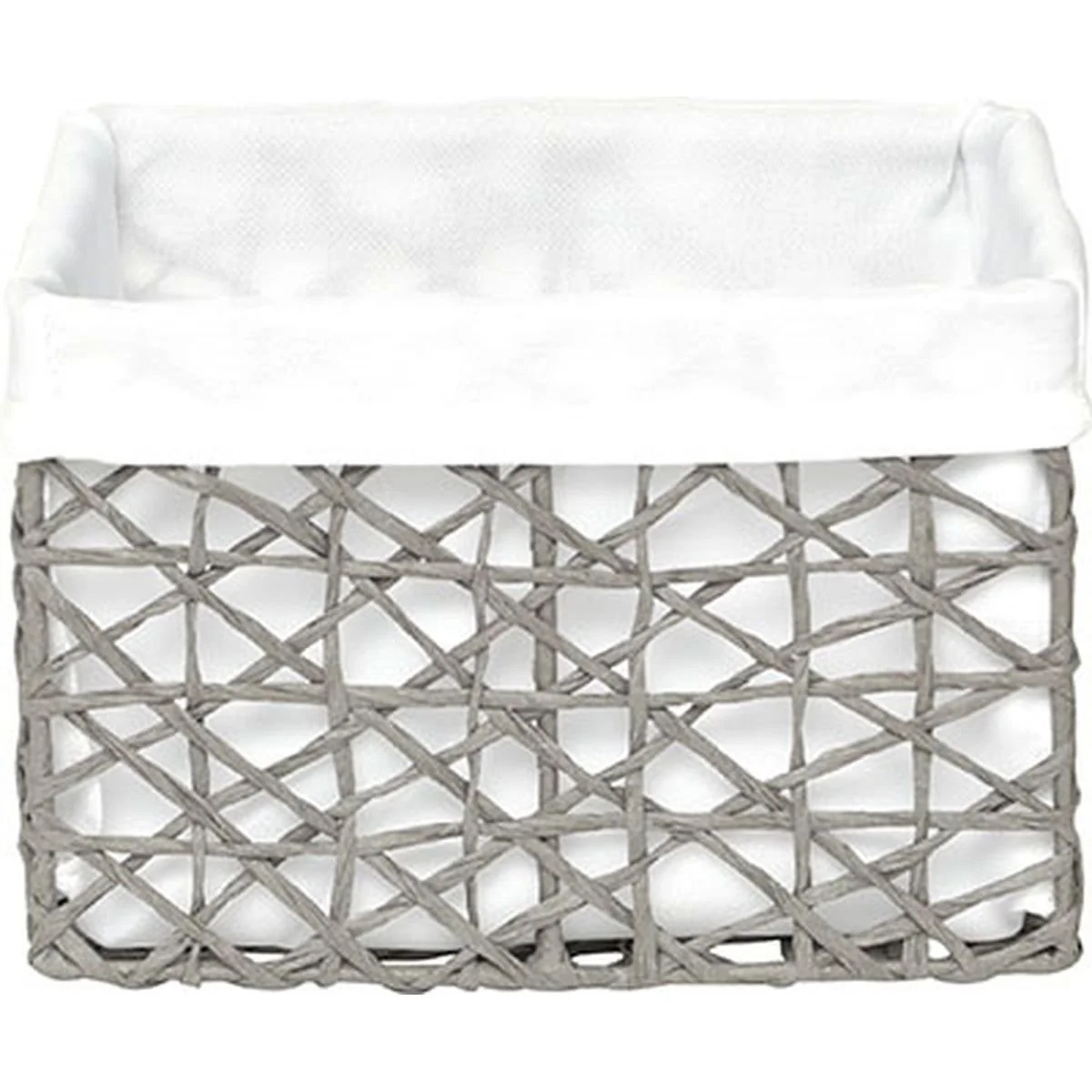 Panier de rangement gris