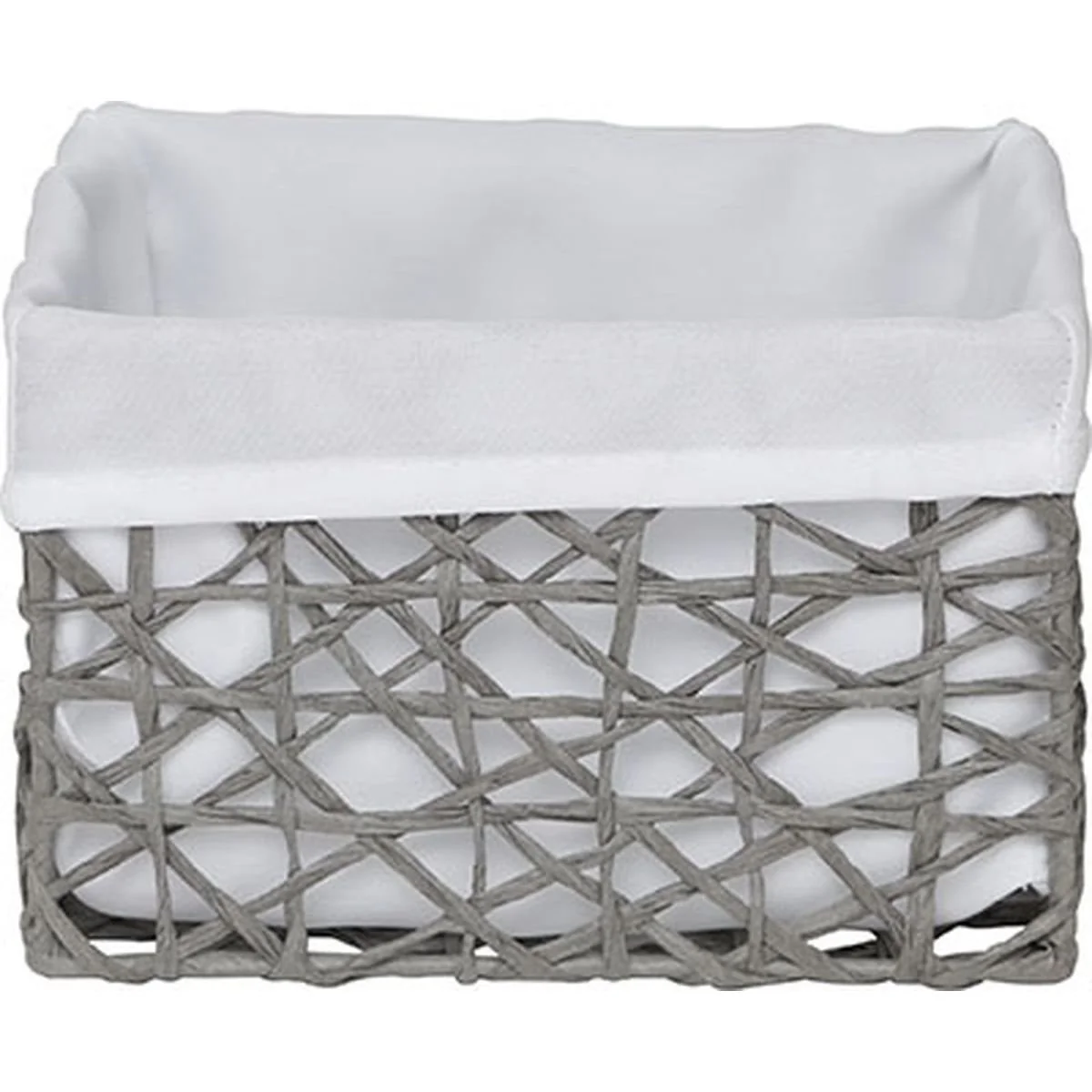 Panier de rangement gris