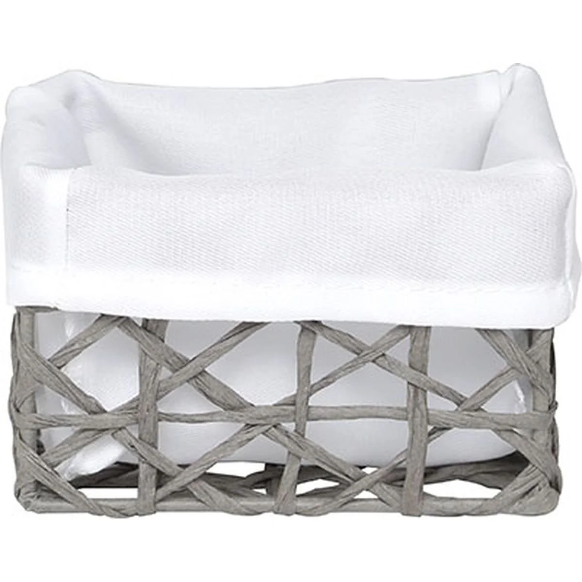 Panier de rangement gris