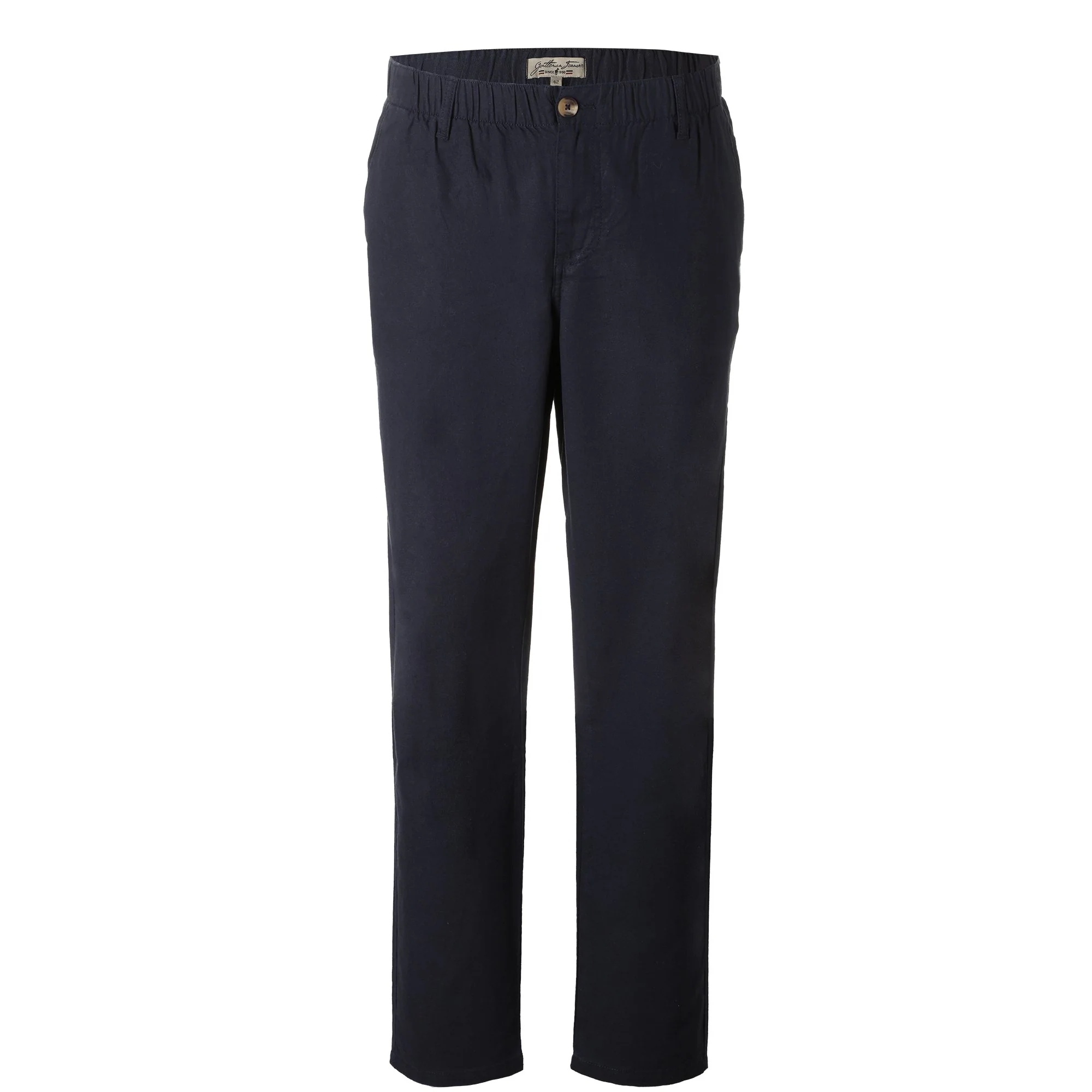Pantalon avec broderie - Bleu foncé