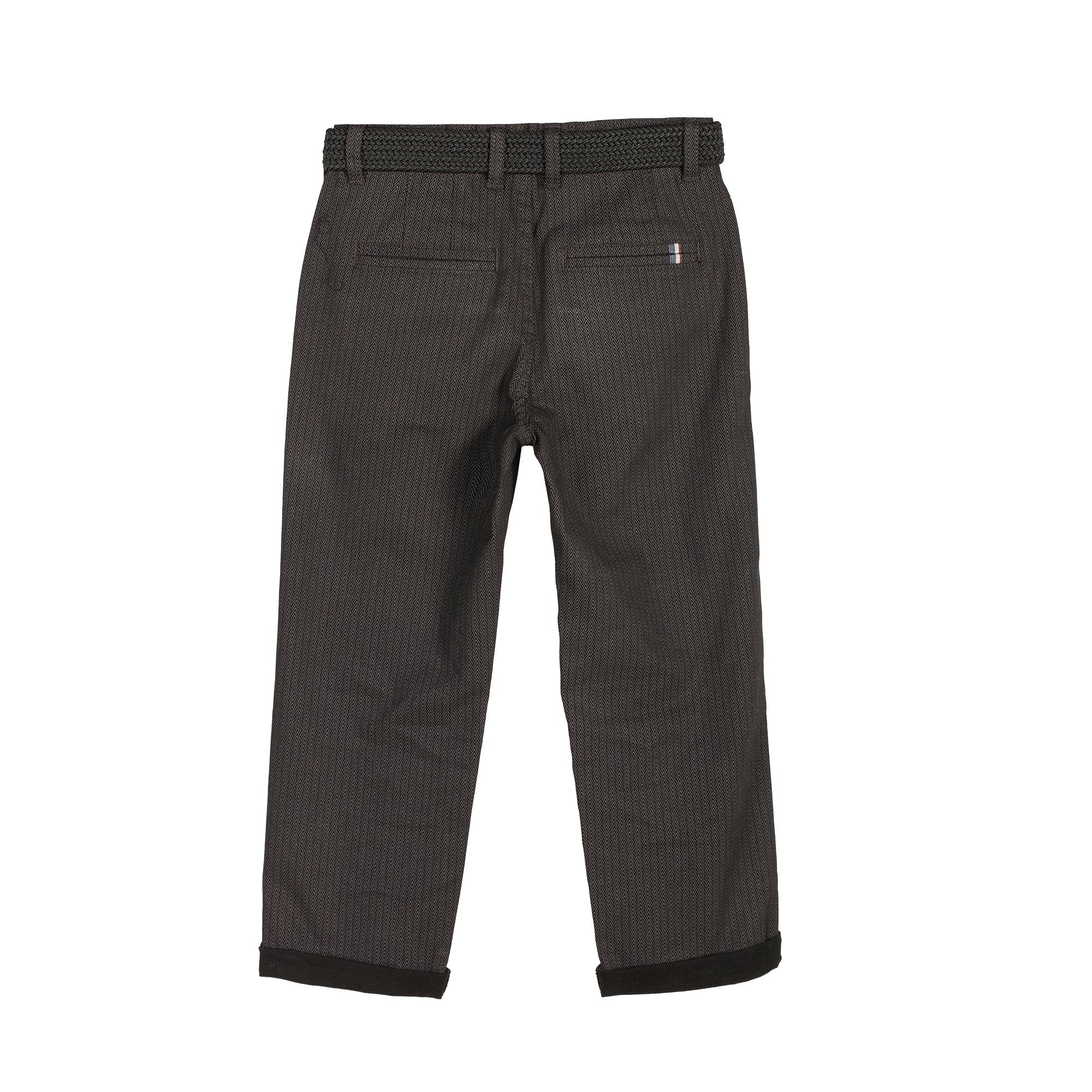 Pantalon avec ceinture 3/12 ans - Gris - Image 2