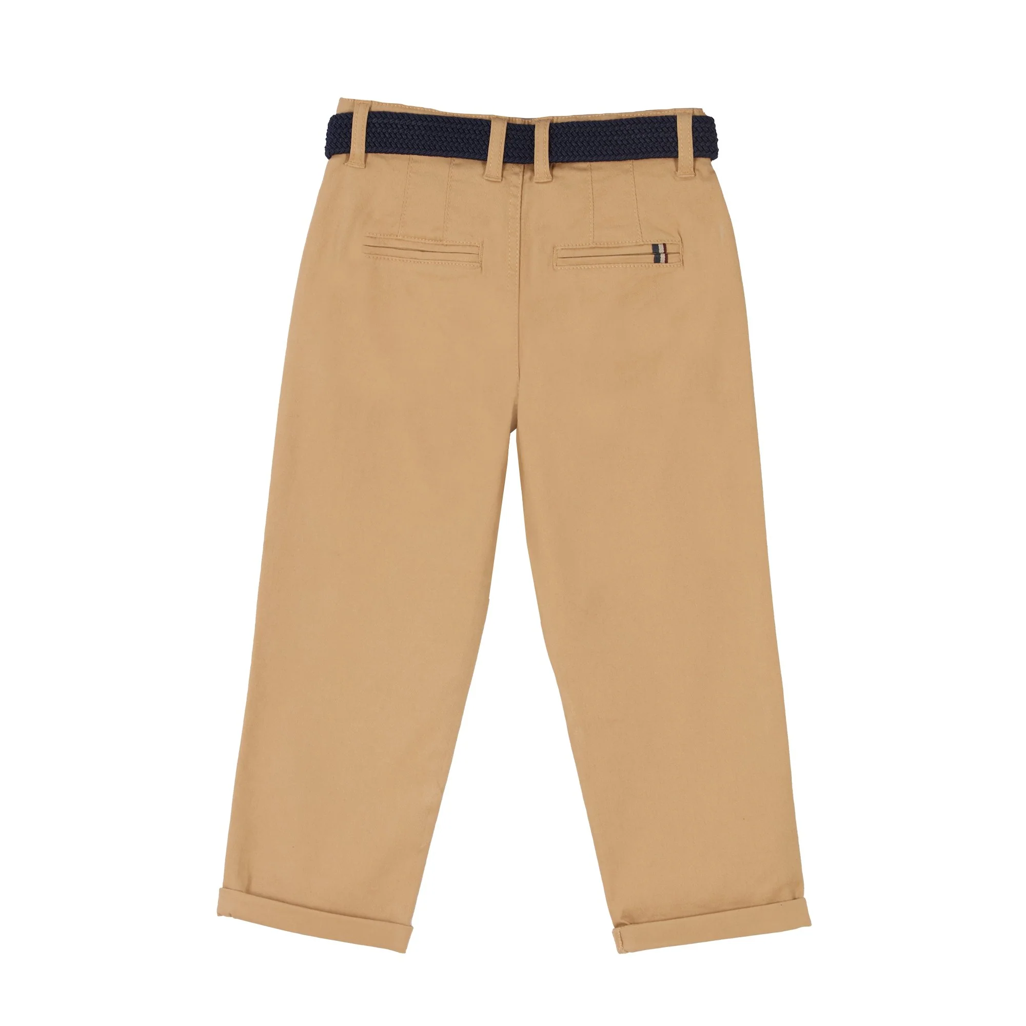 Pantalon chino avec ceinture 3/12 ans - Beige - Image 2