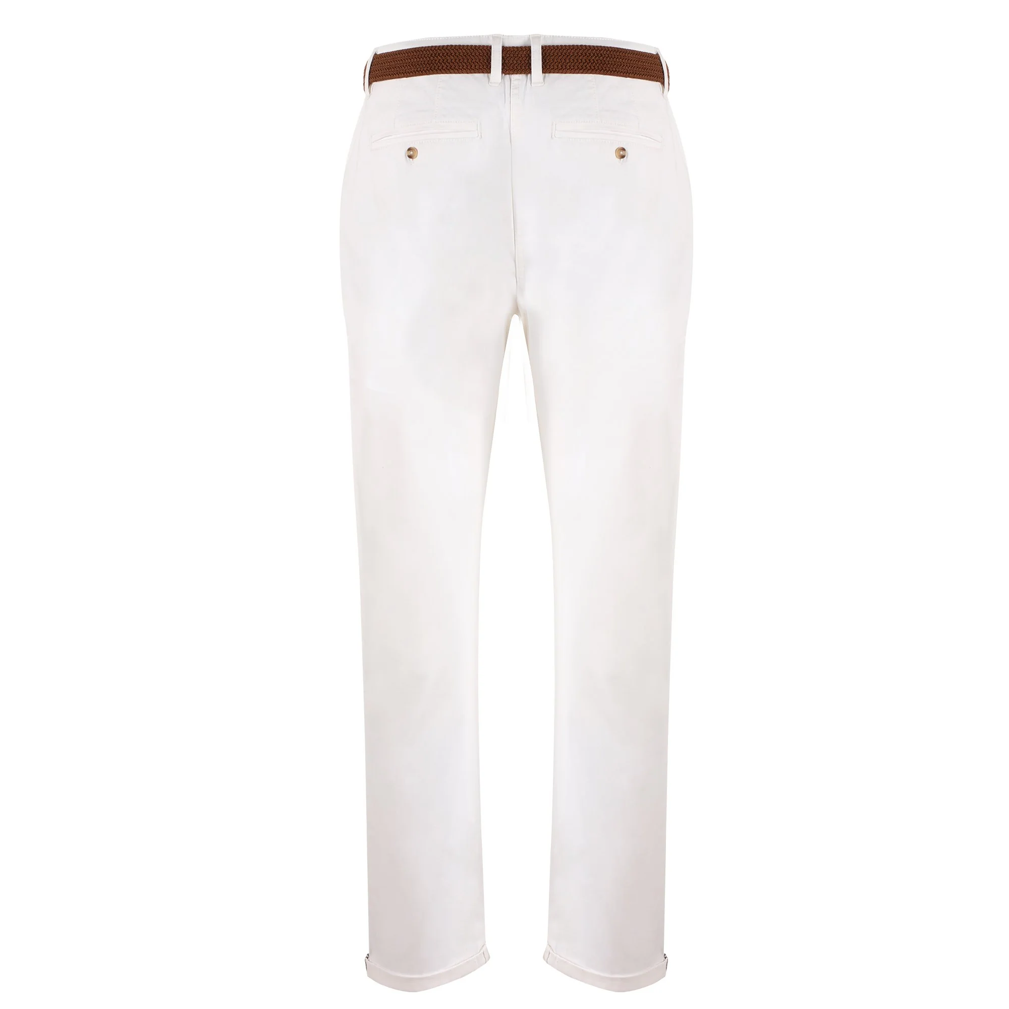 Pantalon chino - Blanc - Image 2