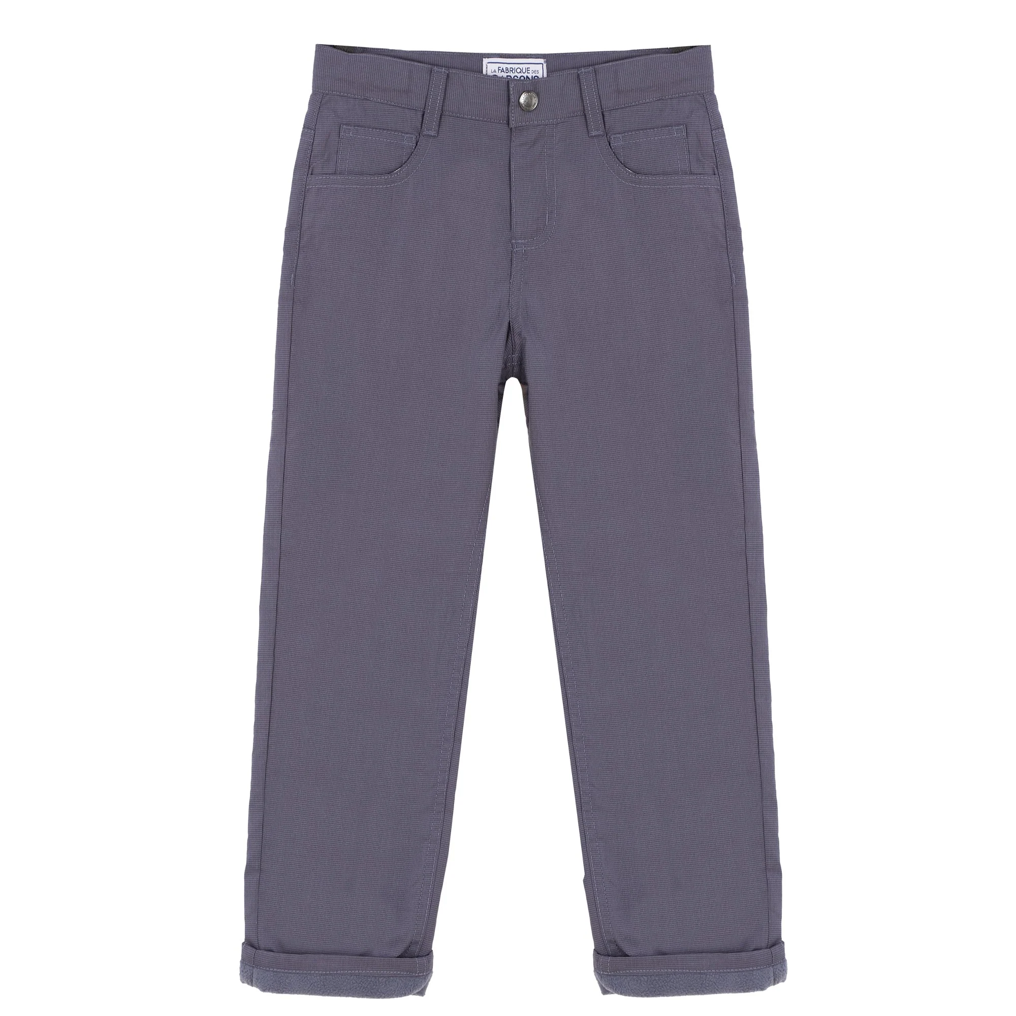 Pantalon doublure polaire 3-12 ans  - Bleu foncé